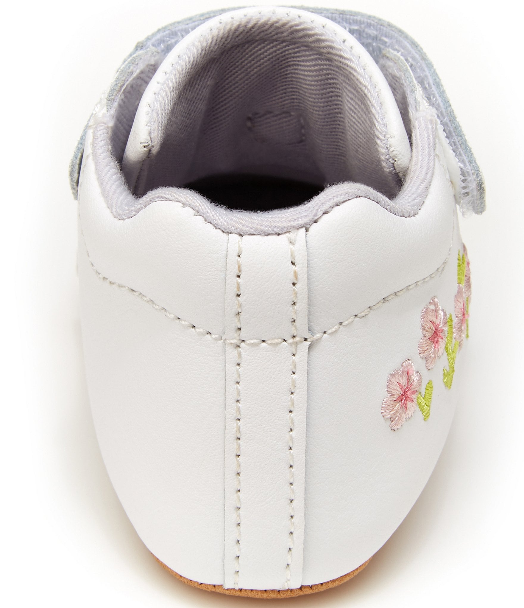 Stride Rite Girls' Emilia Flower Detail Crib Shoes (Infant)