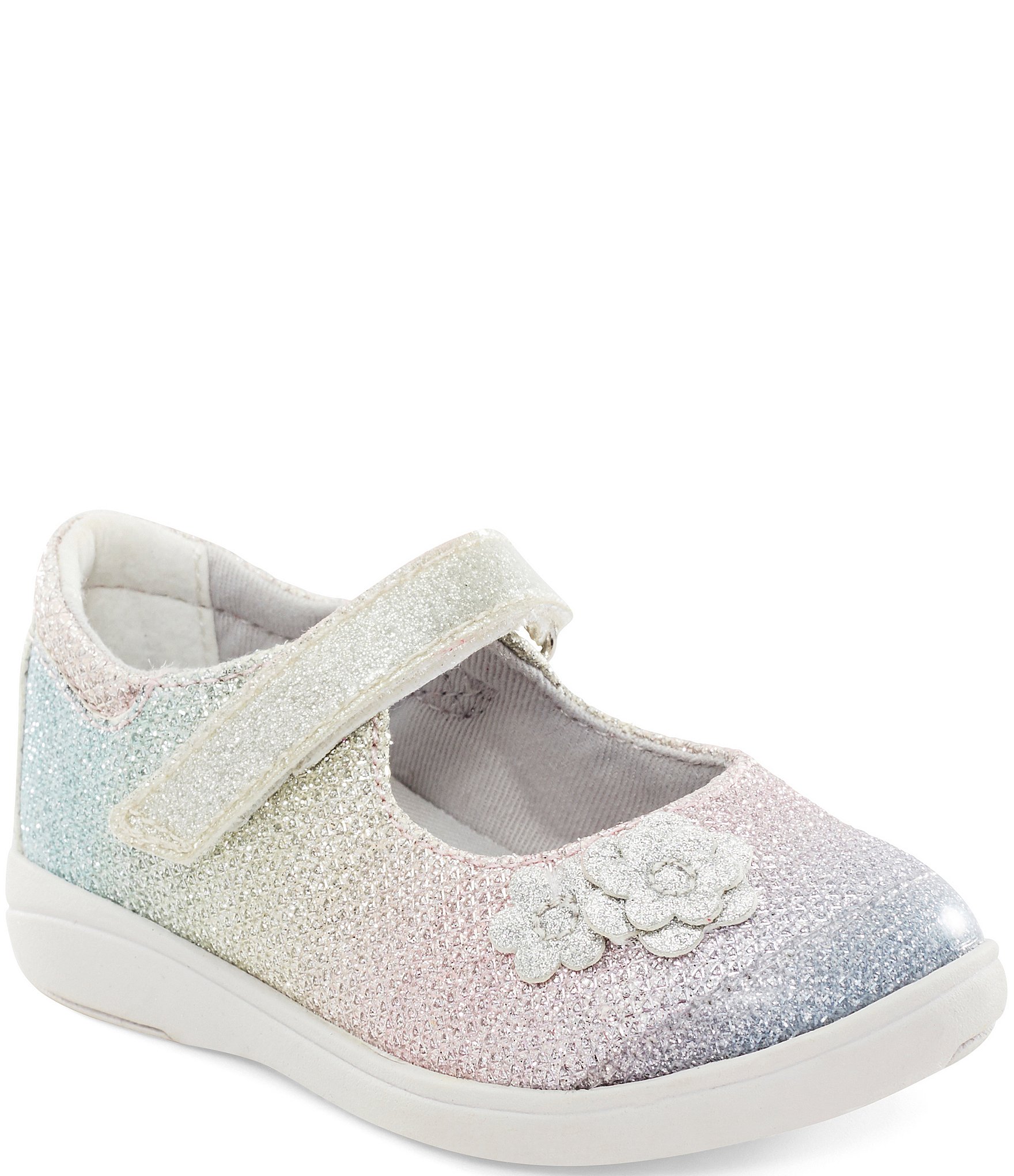 Stride Rite Girls' Holly SR Glitter Mary Janes (Infant) | Dillard's