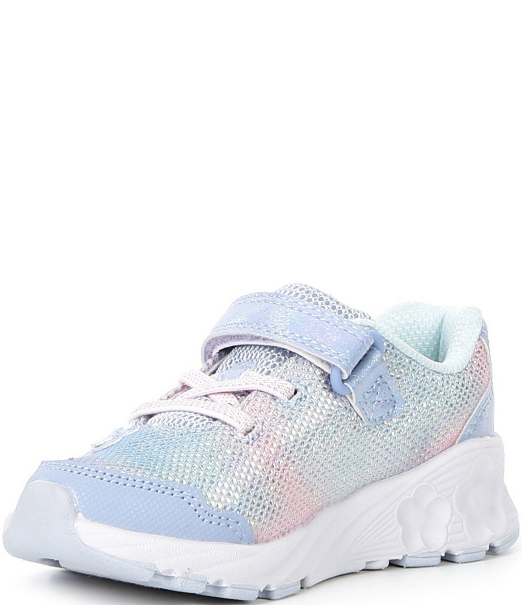 Stride Rite Girls' Light Up Floral Glimmer Sneakers (Toddler)