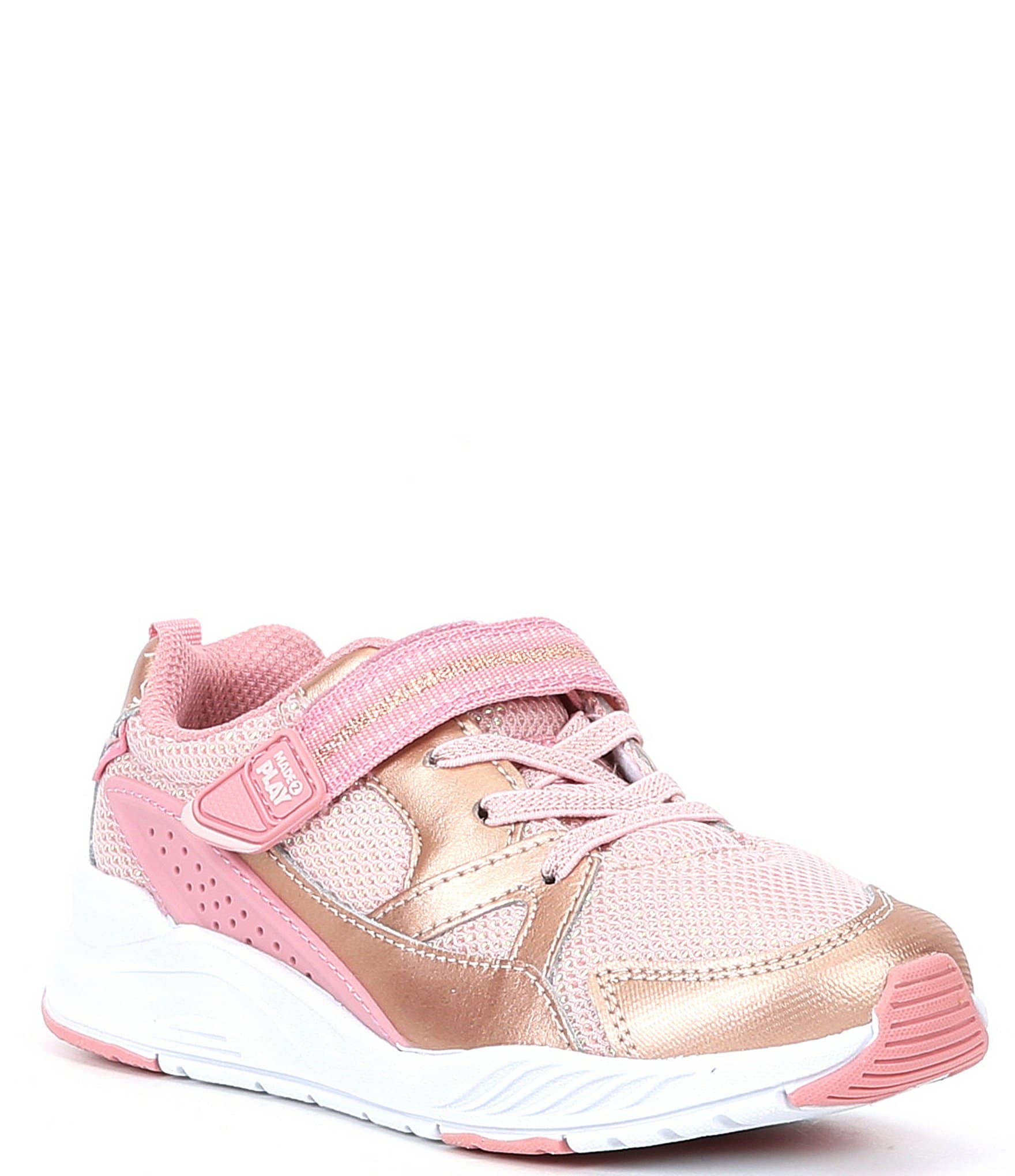 SIZE 5.5 Medium NEW STRIDE RITE Soft Motion Kids Ripley Sneaker Girl Pink 
