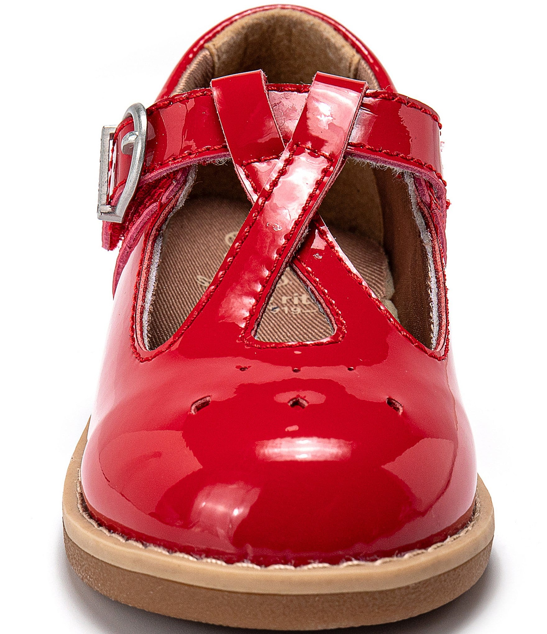 Stride Rite Girls' Susie SR T-Strap Patent Mary Jane Flats (Toddler)