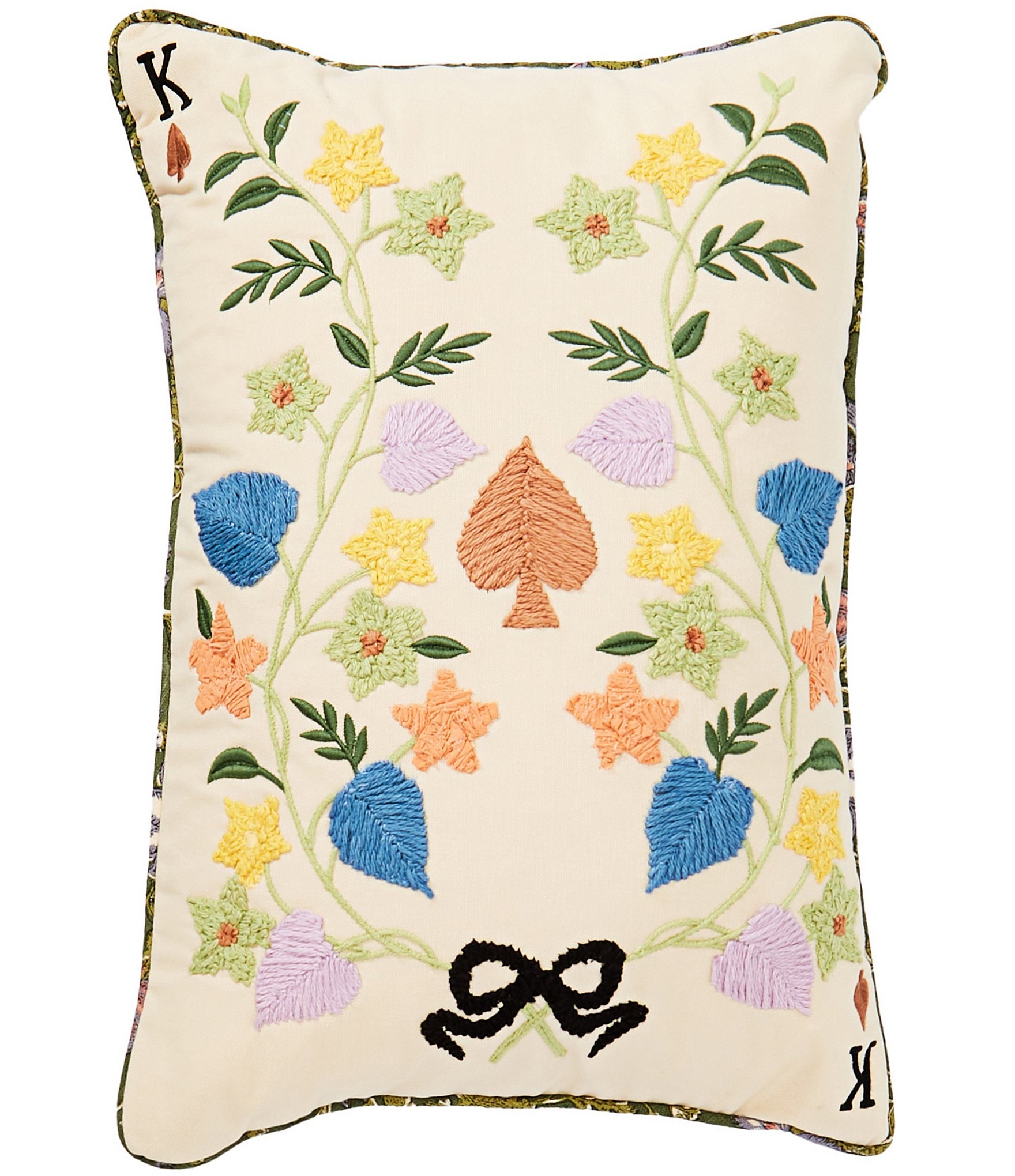Studio D Playing Card Breakfast Pillow