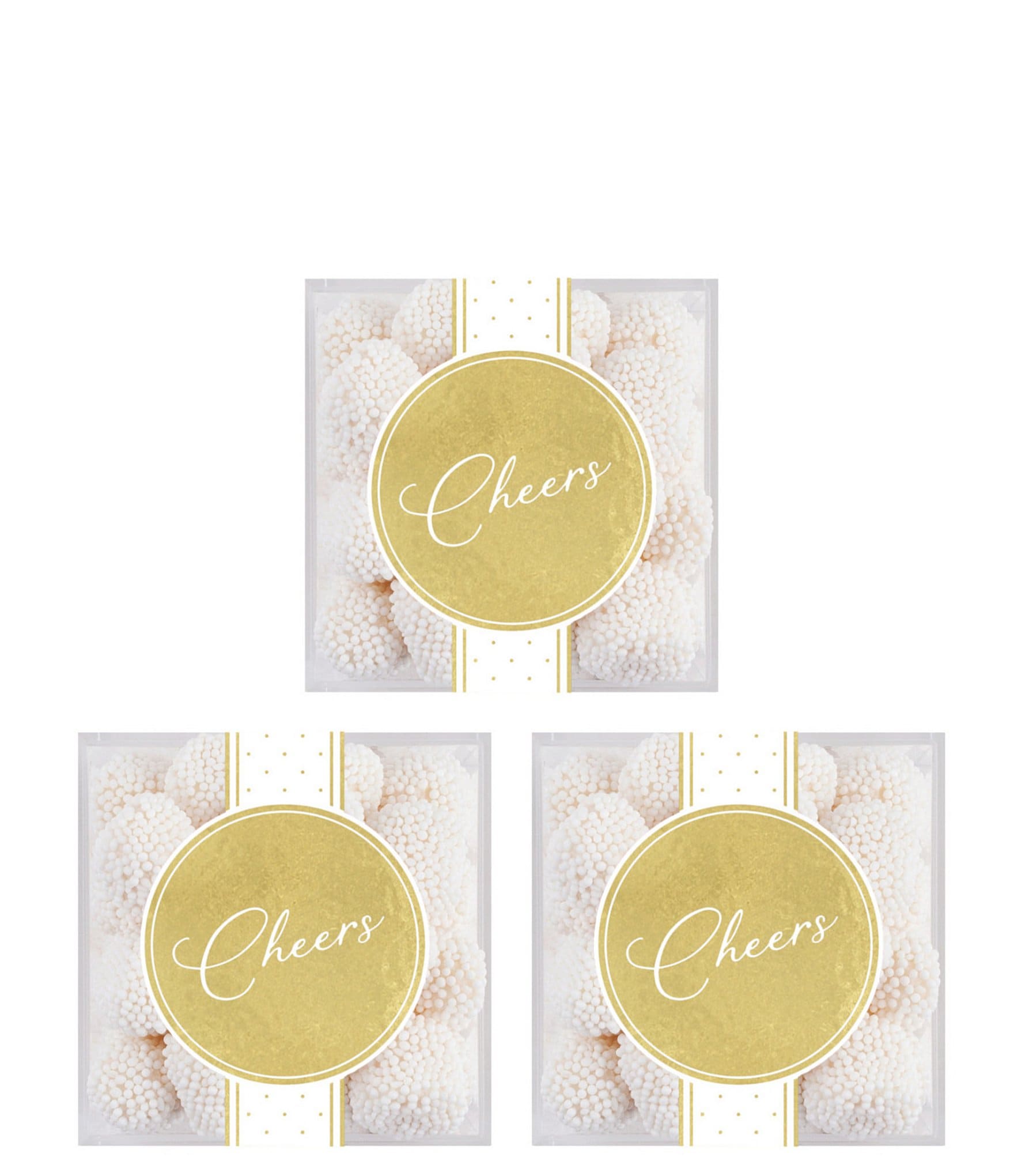 Sugarfina Cheers Champagne Bubbles Kit. Set of 3