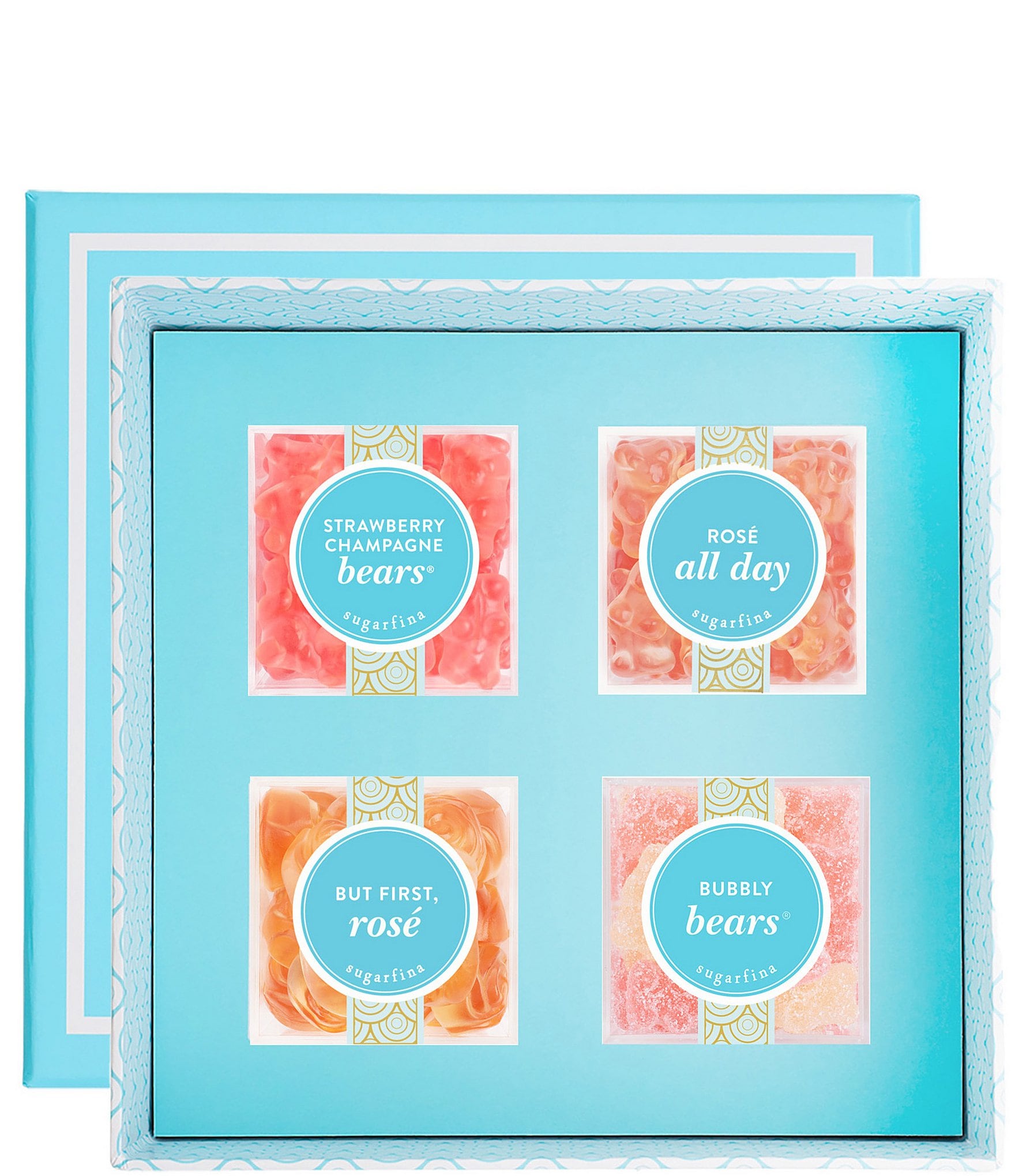 Sugarfina More Champagne & Rose, Please! 4-Piece Assorted Candy Bento Box®