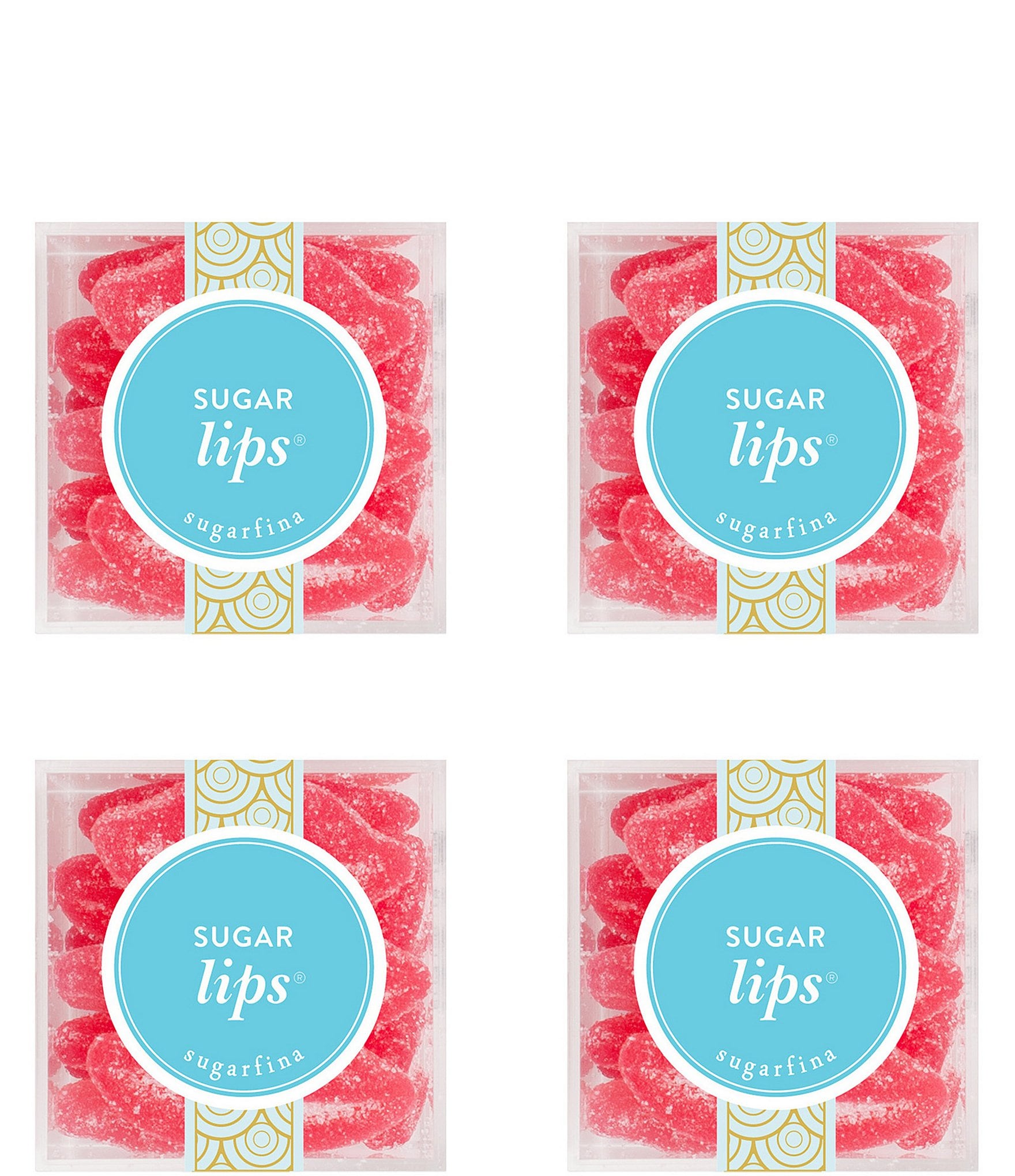 Sugarfina Sugar Lips, Small Cube - Set of 4