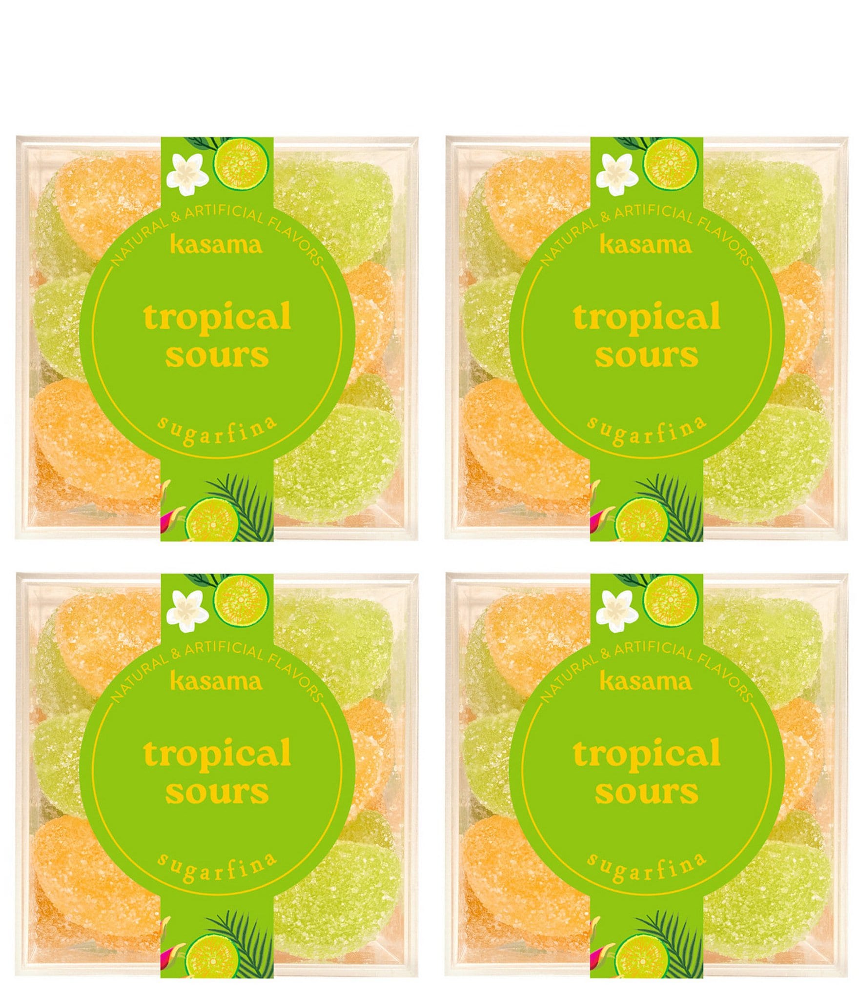 Sugarfina Tropical Sours Cube Kit, Set of 4