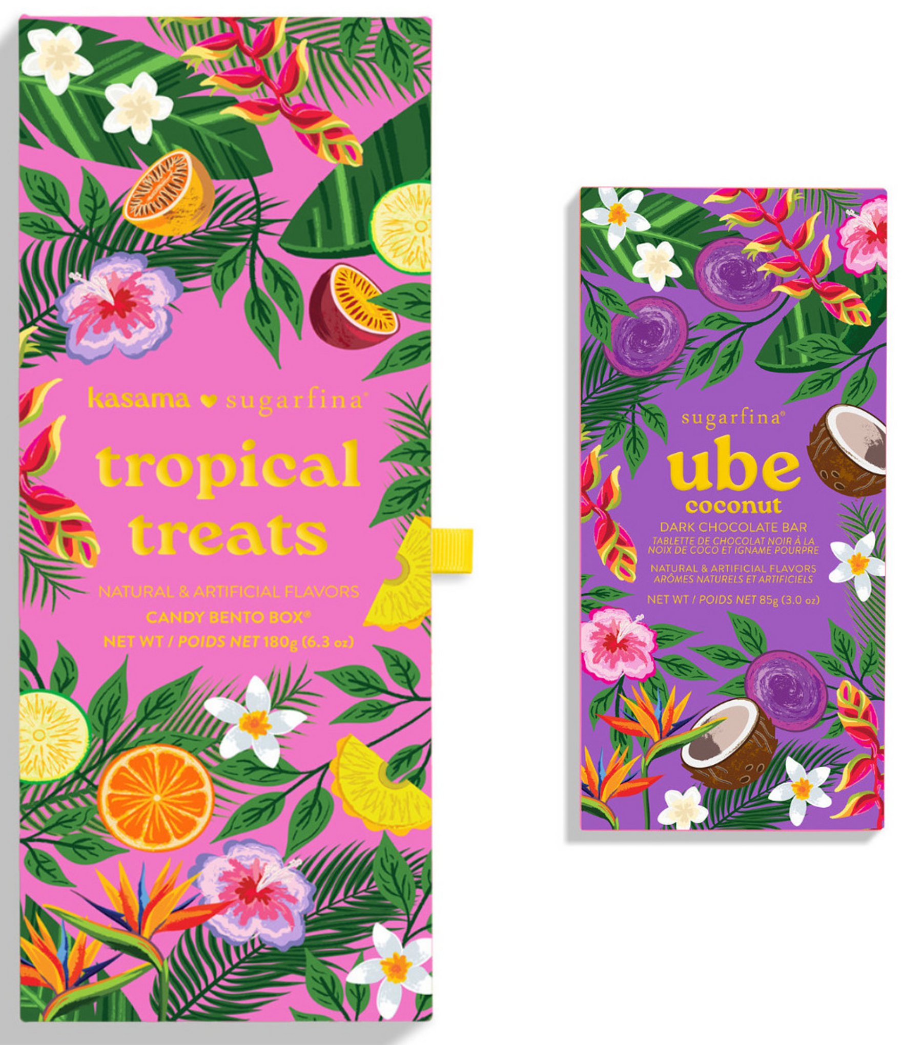 Sugarfina Tropical Treasts and Coconut Dreams Bento Box Gift Set