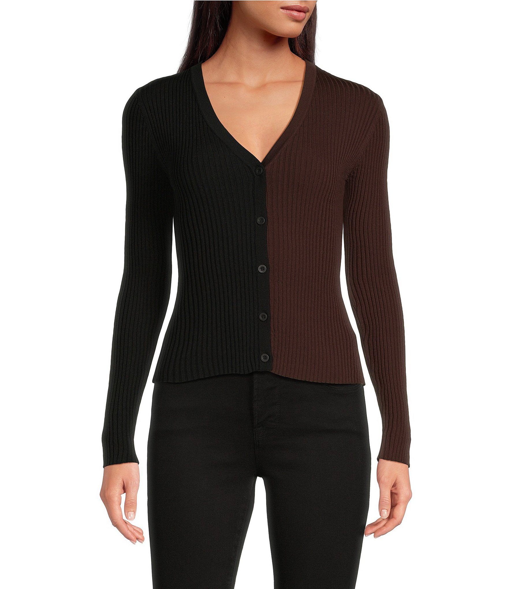 Butterfly Yarn V-Neck Cardigan herlipto