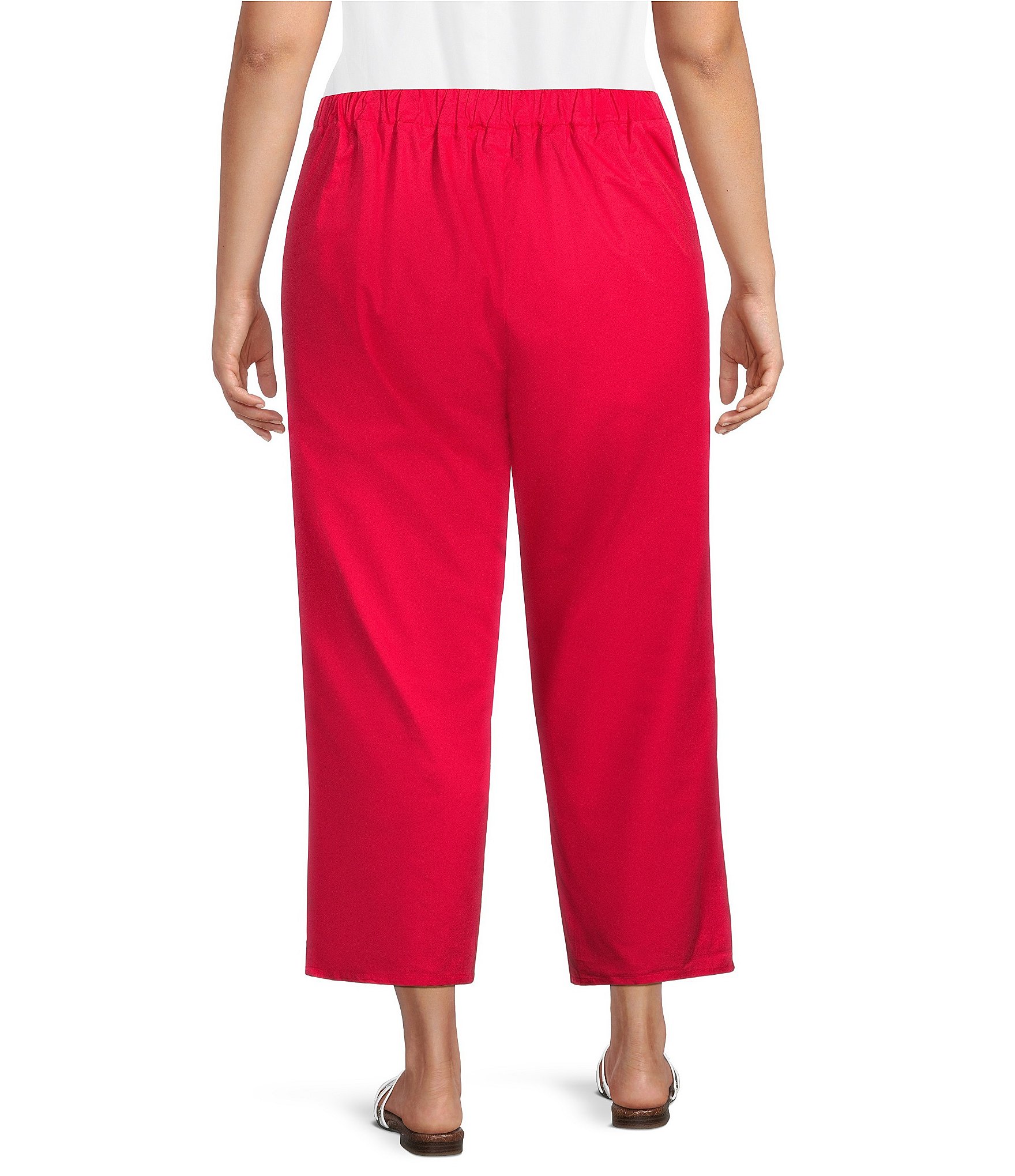 Sugarlips Plus Size Doverie Gill Pull On Wide Leg Pants