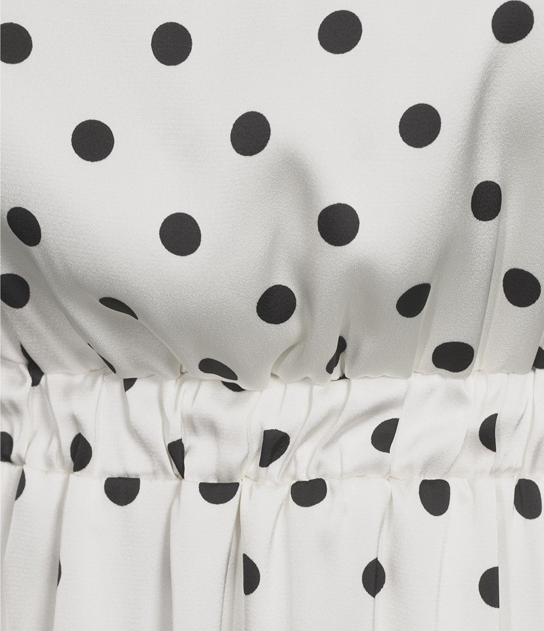 Sugarlips Plus Size Polka Dot Ruffled Midi Dress