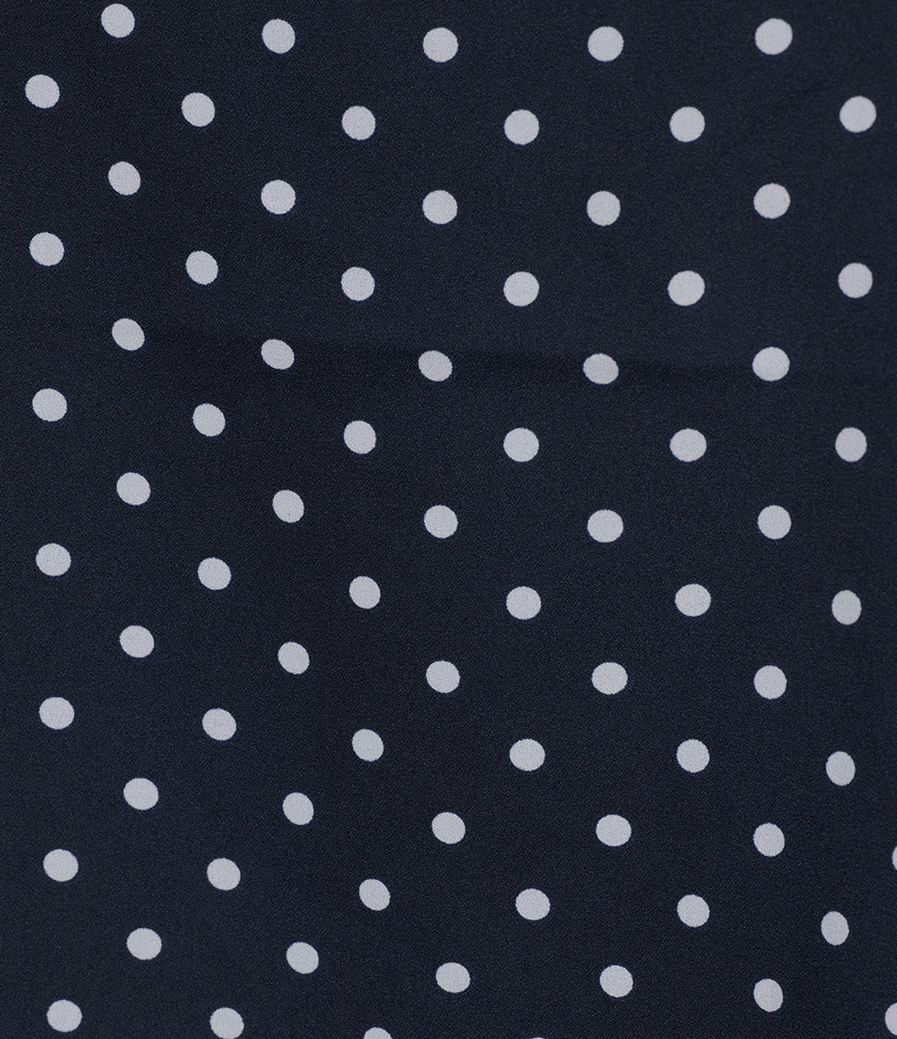 Sugarlips Plus Size Polka Dot Smocked Mock Neck Draped Sleeve Top