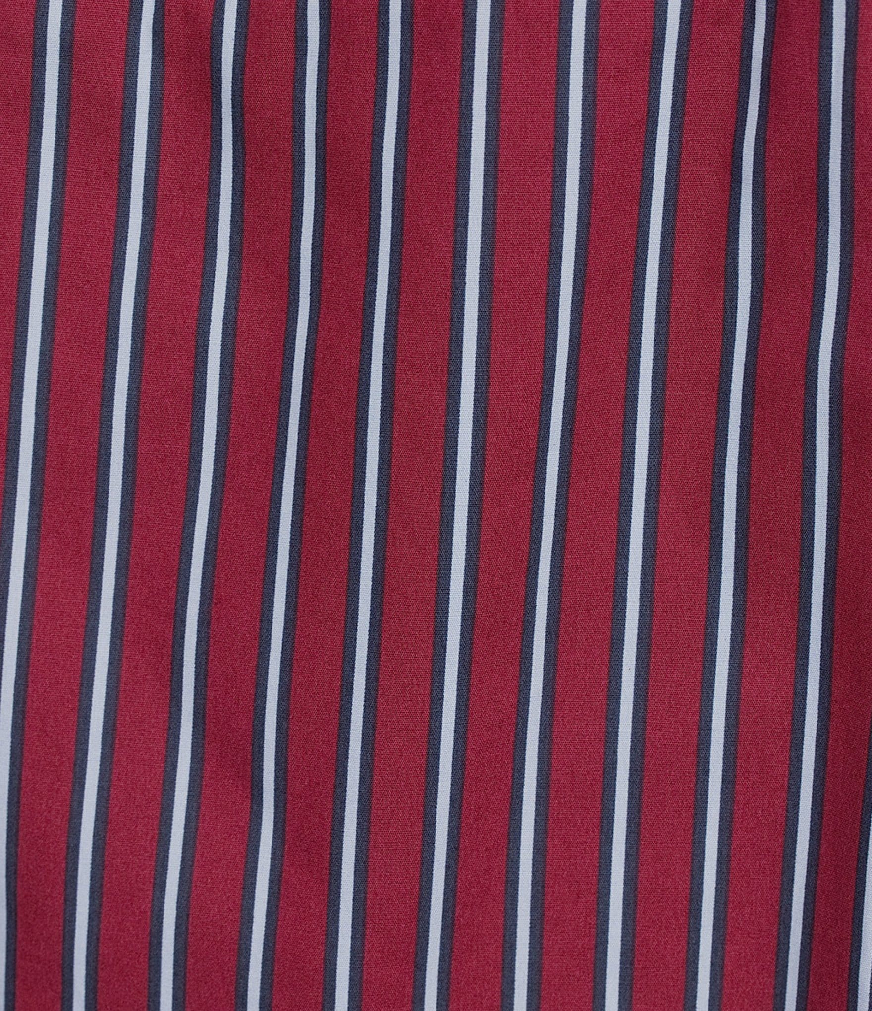 Sugarlips Plus Size Xena Striped Square Neck Short Puff Sleeve A-Line Midi Dress