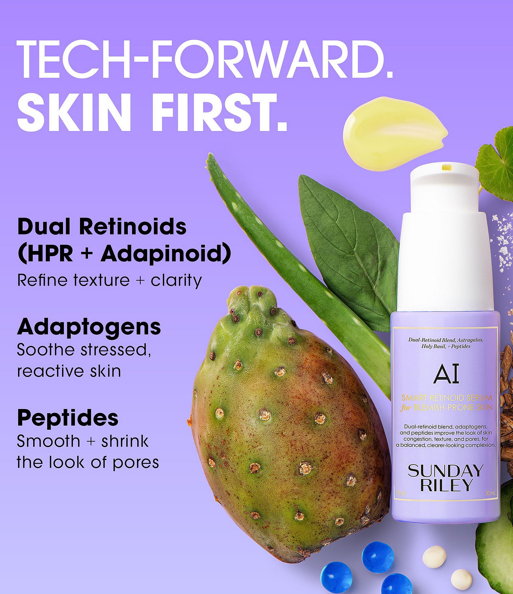 Sunday Riley A.I. Smart Retinoid Serum For Blemish Prone Skin