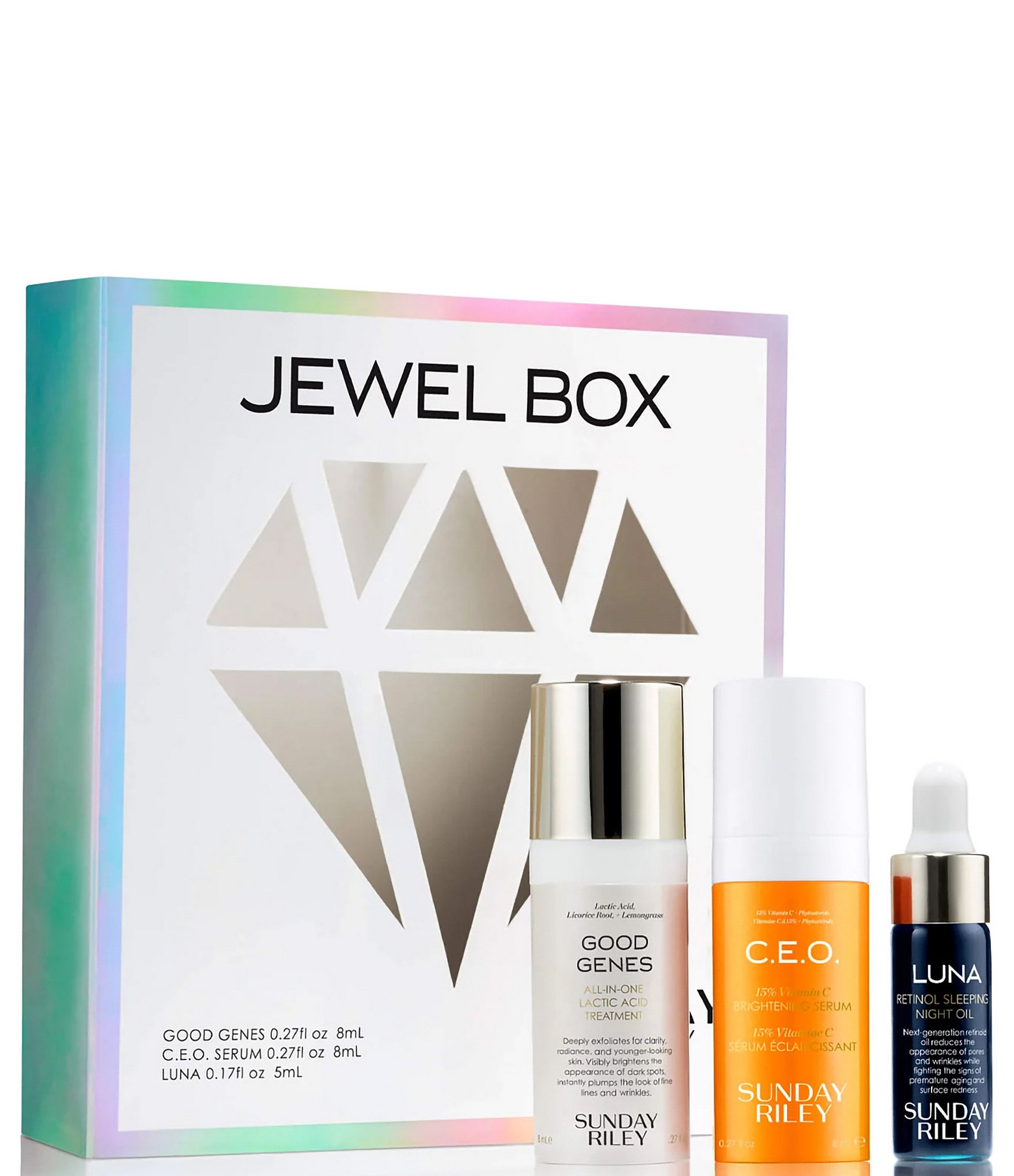 Sunday Riley Jewel Box Luxury Travel Kit