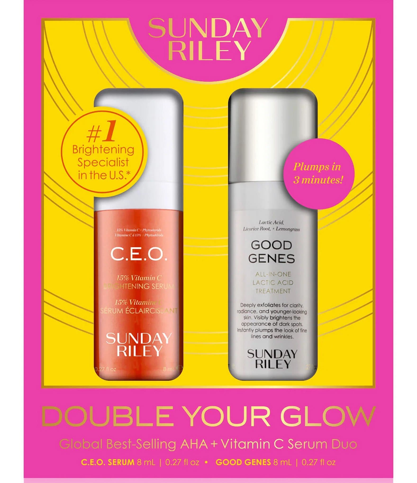 Sunday Riley Mini C.E.O. Good Genes Gift Set