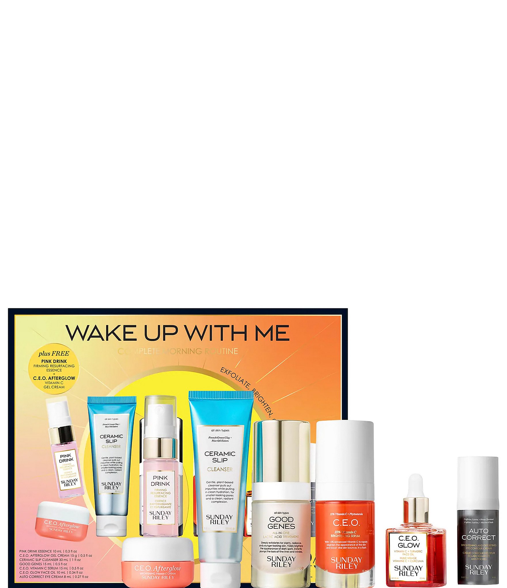 Sunday Riley Wake Up With Me Morning Routine Kit