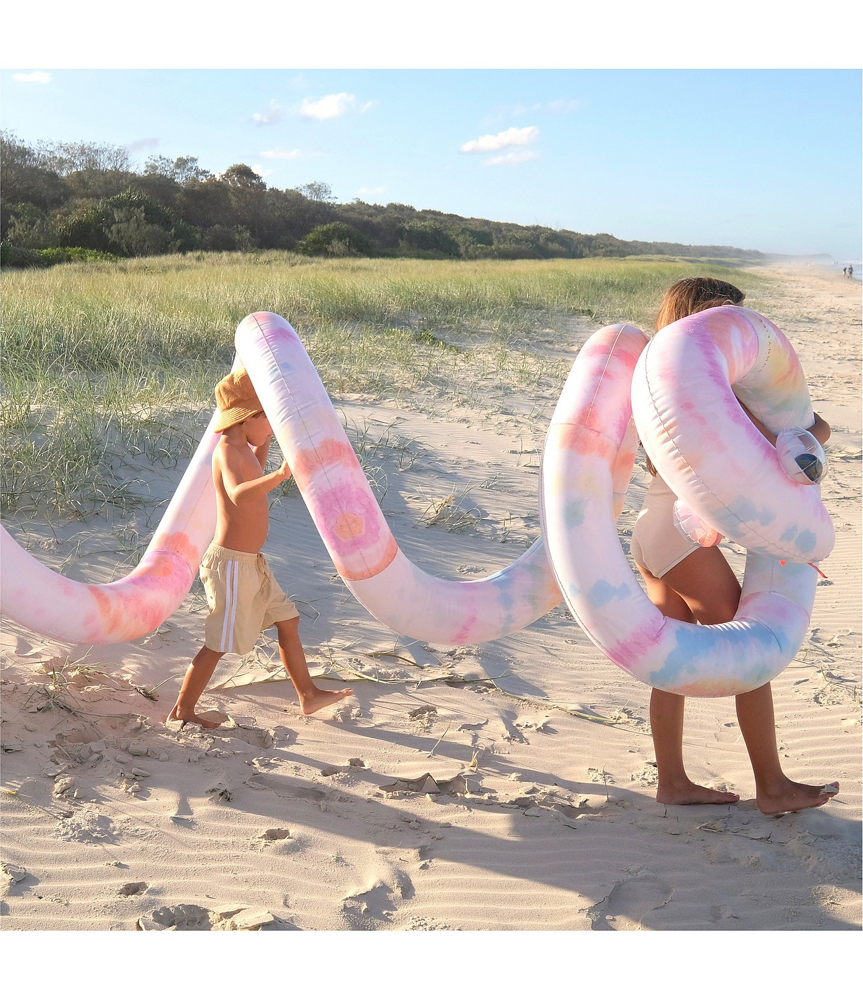 Sunnylife® Kids Giant Inflatable Tie-Dye Snake Pool Noodle