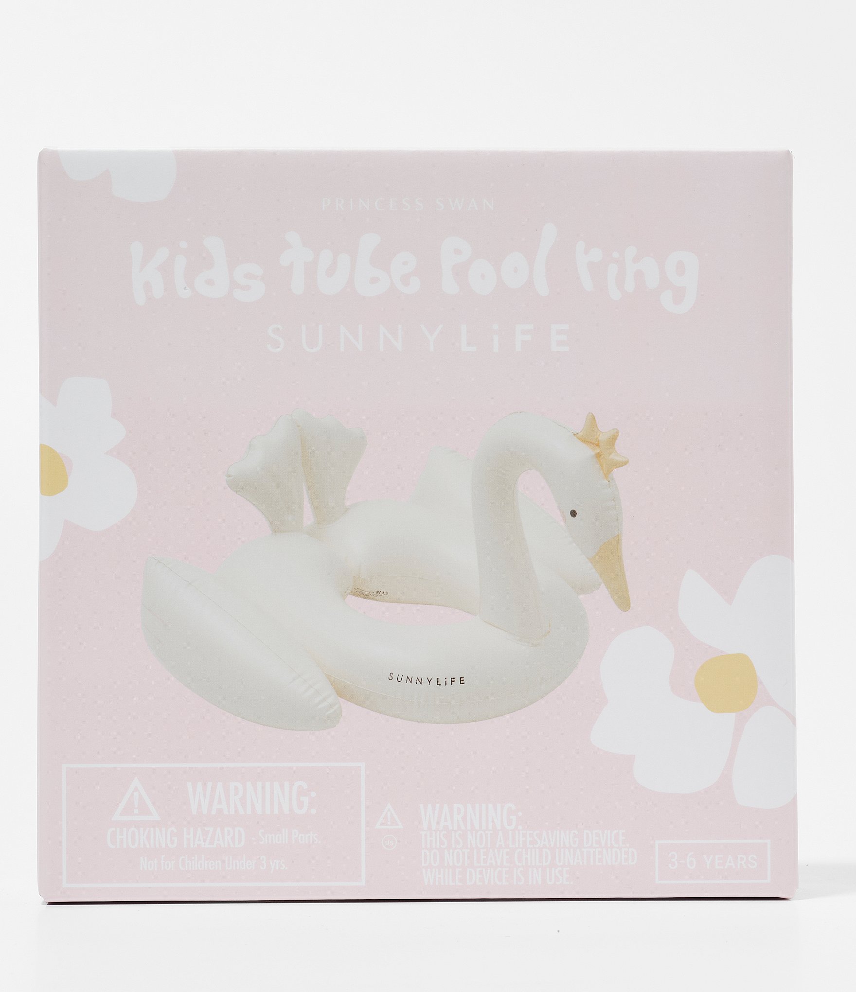 Sunnylife® Kids Princess Swan Tube Pool Ring