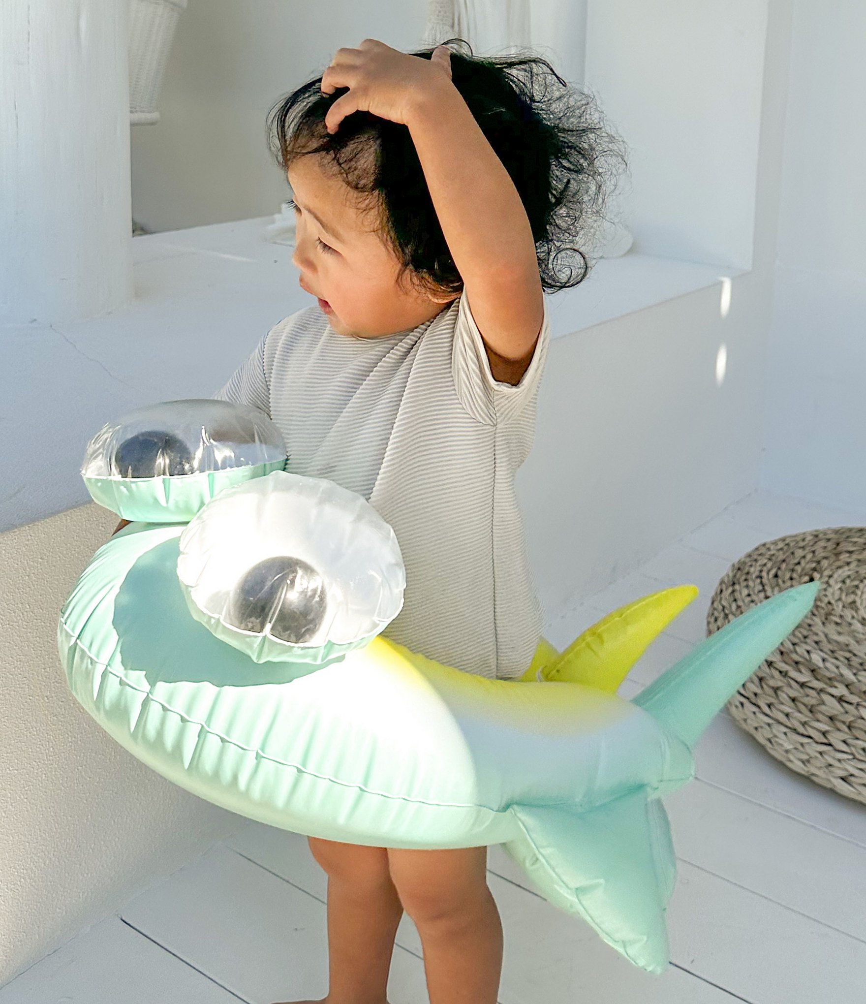 Sunnylife® Kids Salty The Shark Pool Ring