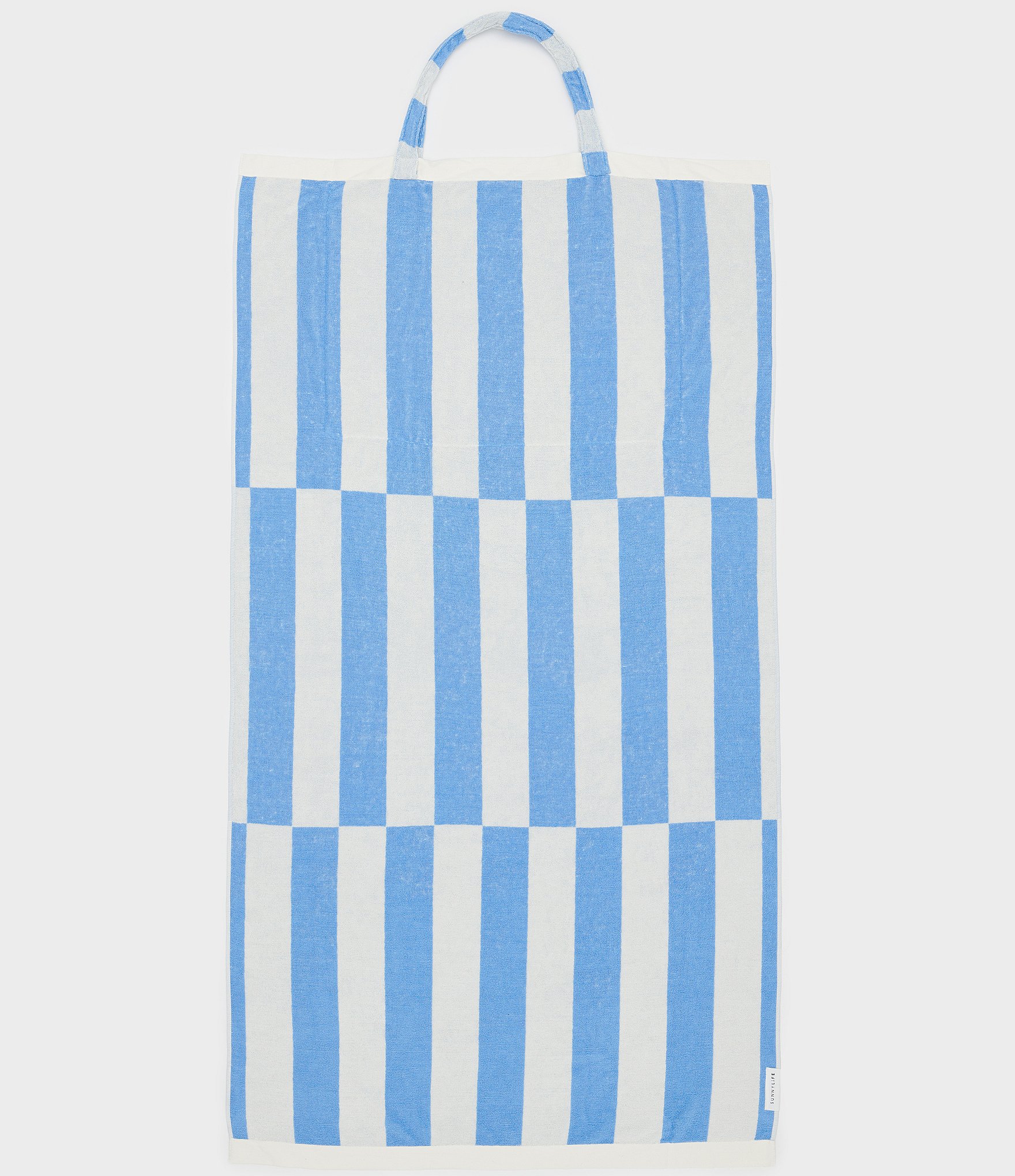 Sunnylife® Stripe 2-in-1 Beach Tote Towel