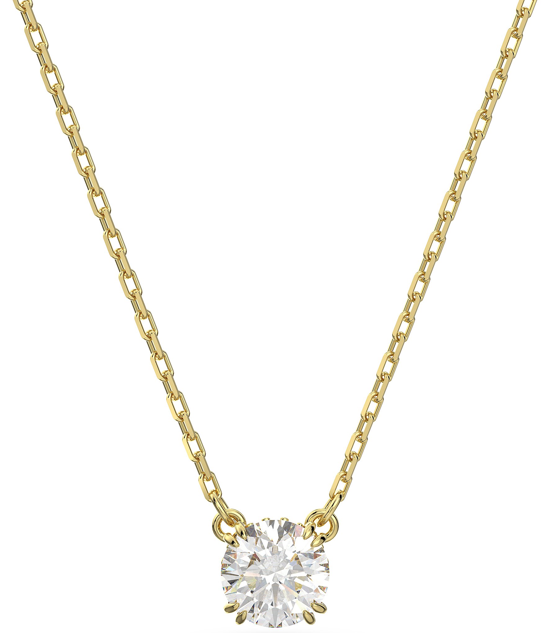 Swarovski Constella Round Cut Short Pendant Necklace