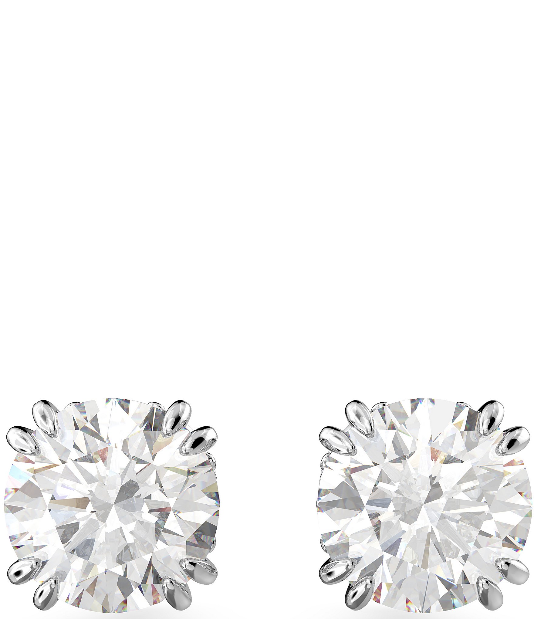 Swarovski Constella Round Cut Stud Earrings