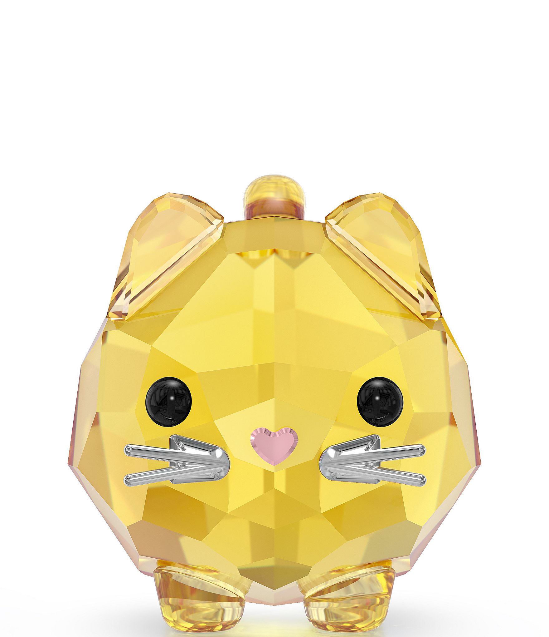 Swarovski Crystal Chubby Cat Figurine | Hamilton Place