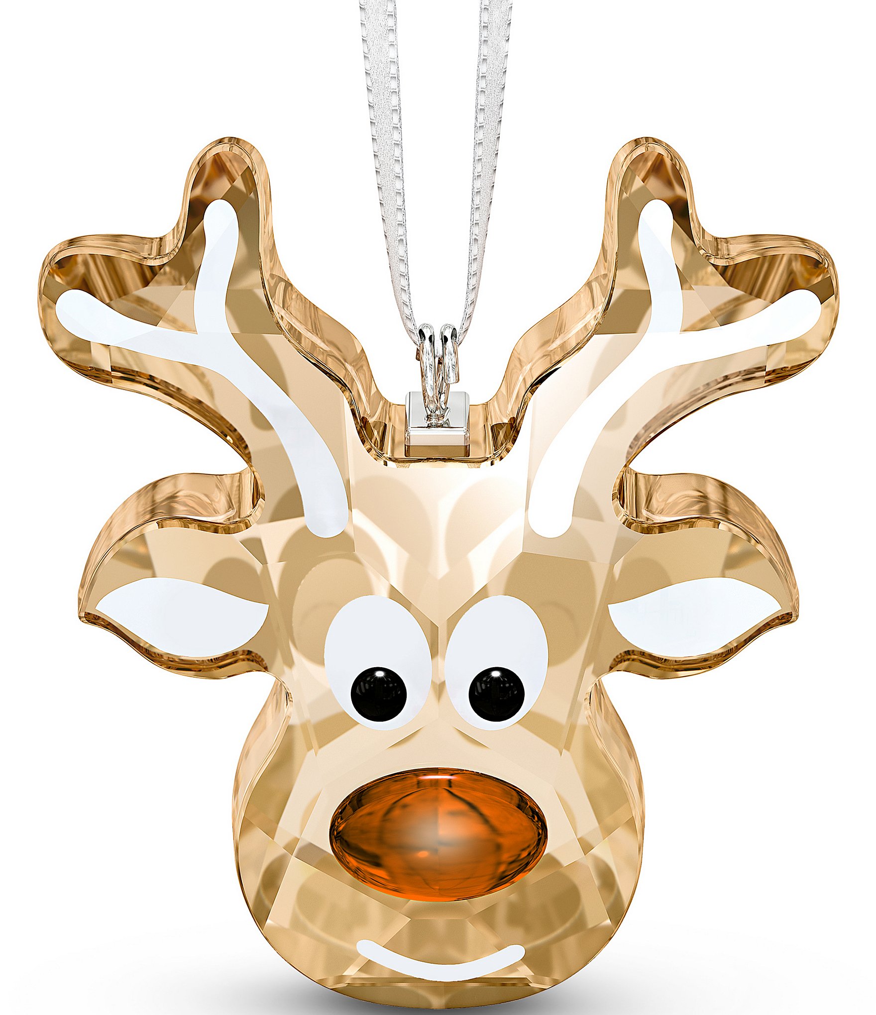 Swarovski Crystal Gingerbread Reindeer Ornament