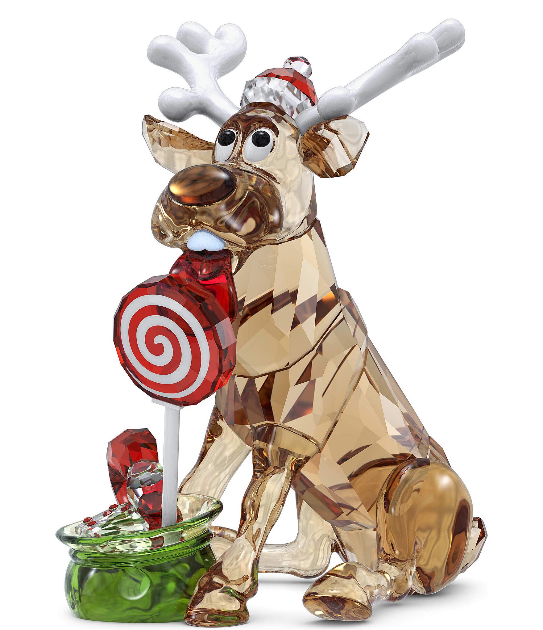 Swarovski Crystal Holiday Cheers Dulcis Reindeer Figurine | Dillard's