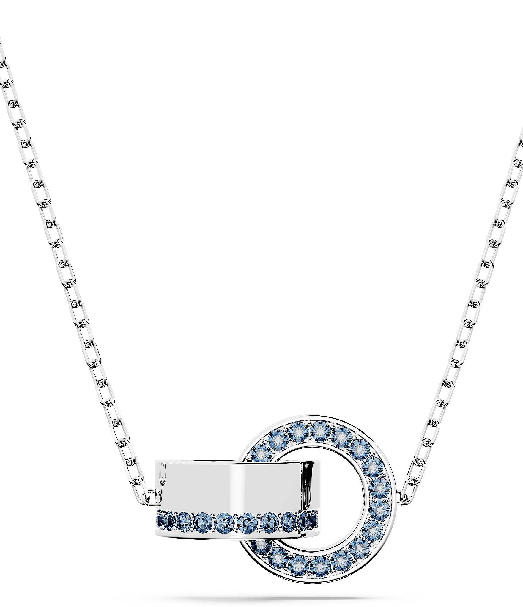 Swarovski Hollow Crystal Adjustable Pendant Necklace