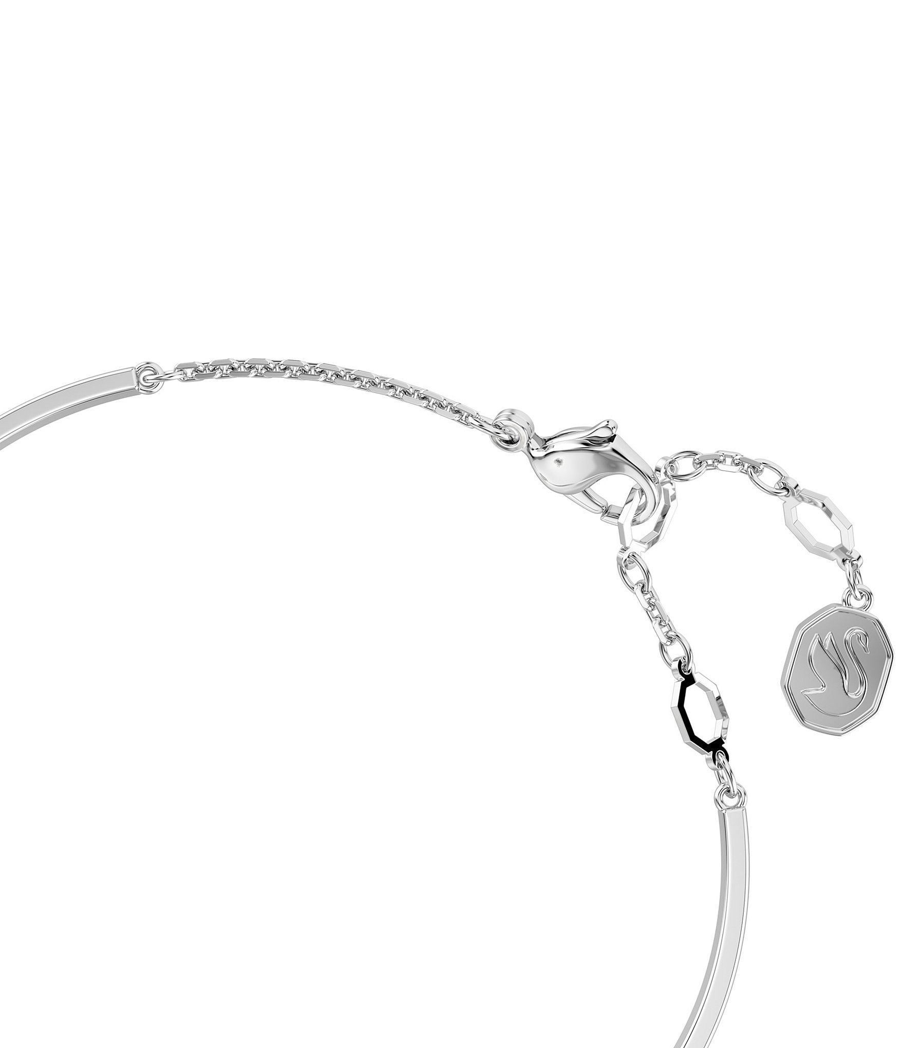 Swarovski Crystal Hyperbola Heart Bangle Bracelet