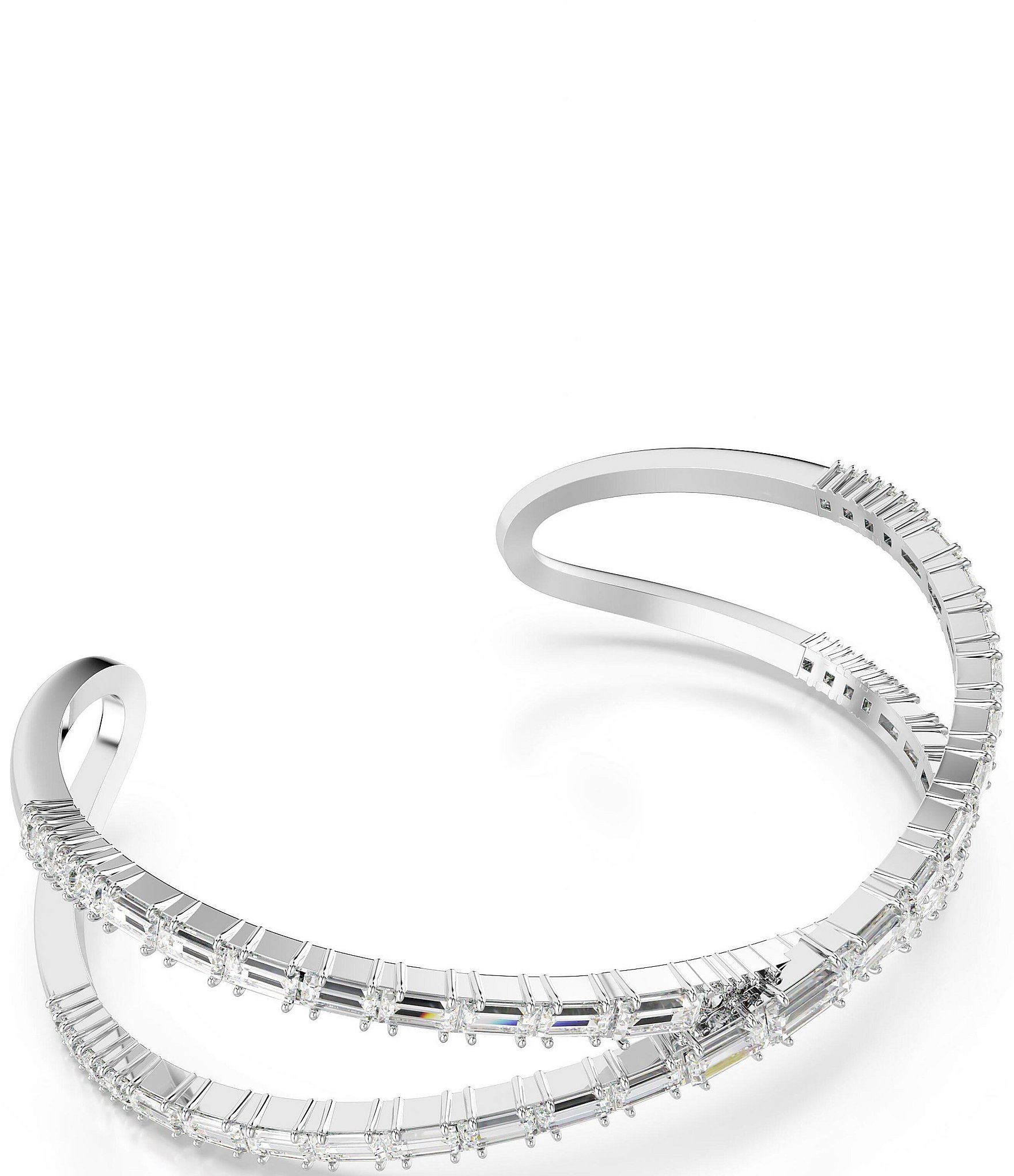 Swarovski Hyperbola Infinity Crystal Cuff Bracelet