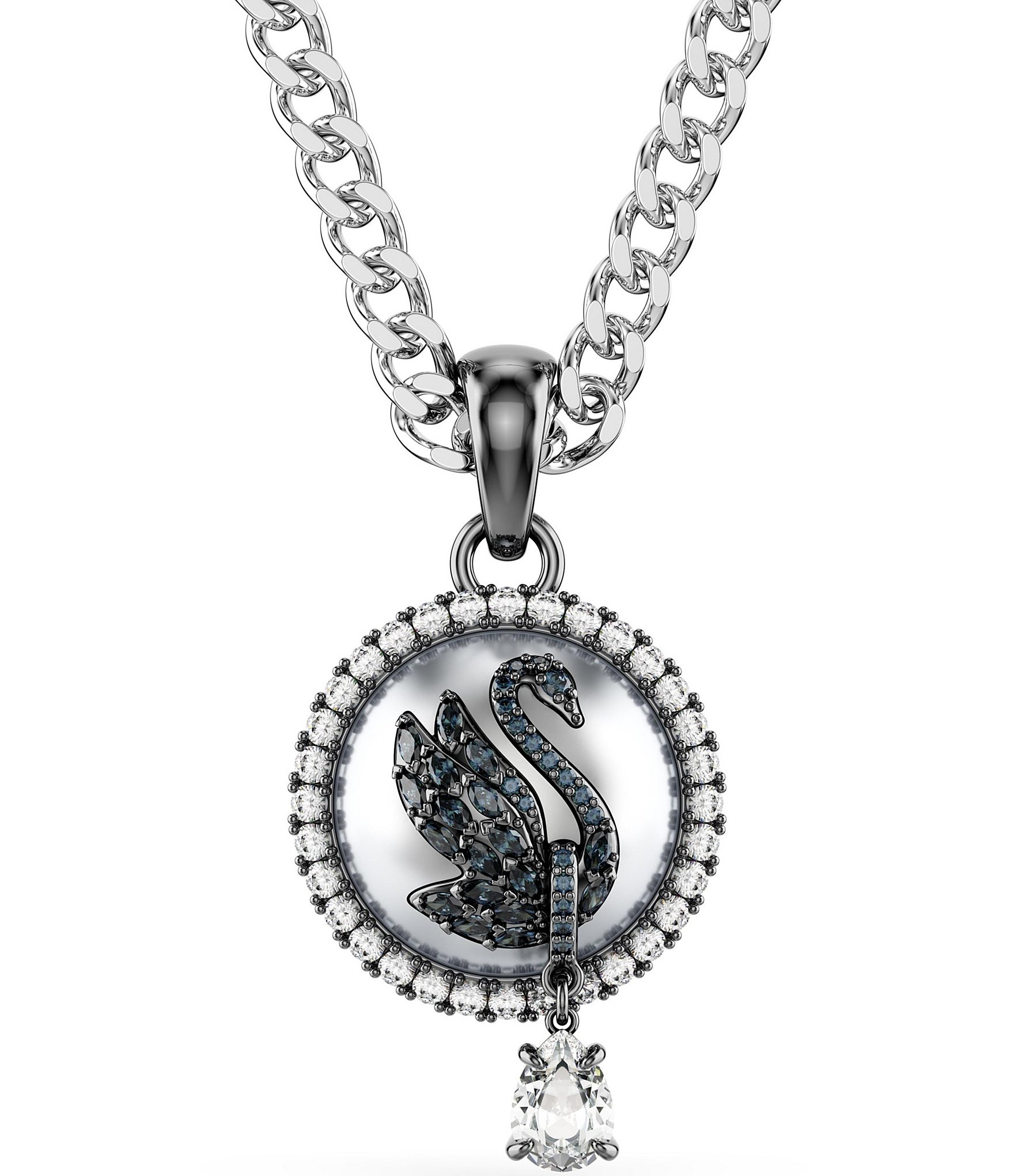 Swarovski Iconic Swan Short Pendant Necklace