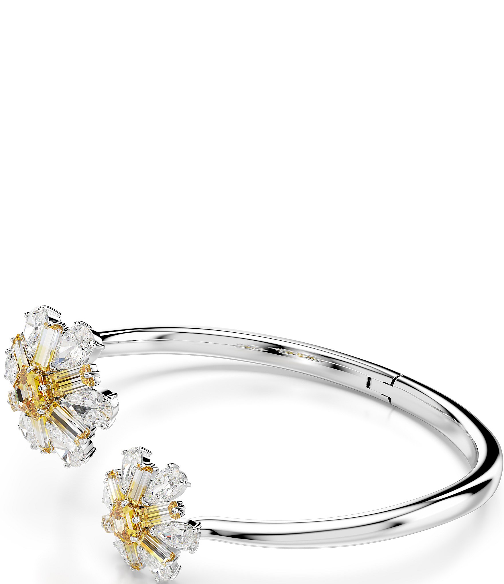 Swarovski Idyllia Crystal Flower Bangle Bracelet