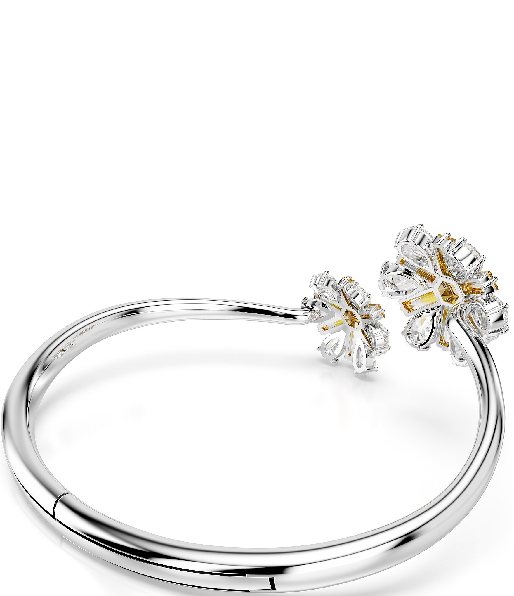 Swarovski Idyllia Crystal Flower Bangle Bracelet