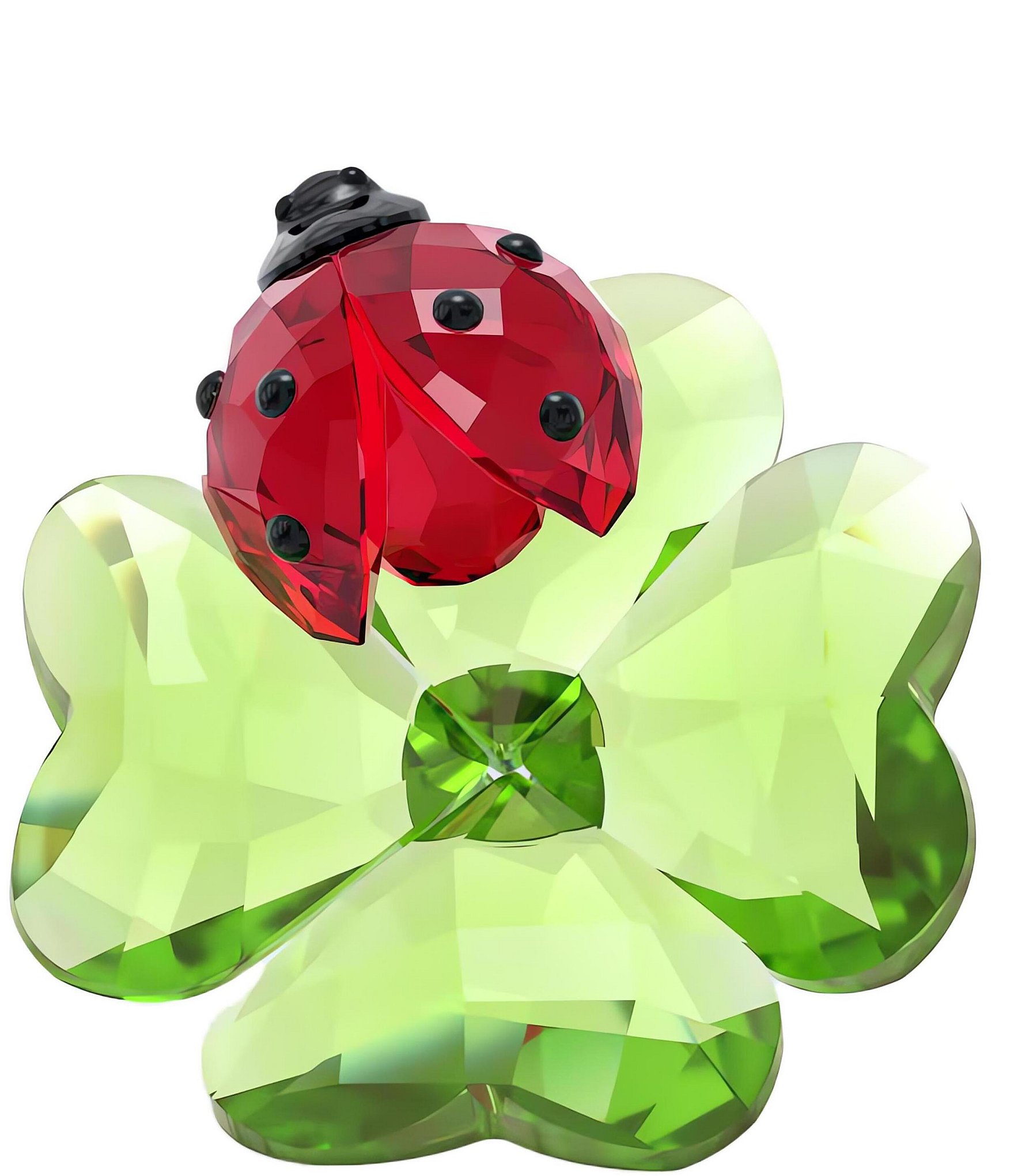 Swarovski Idyllia Ladybug and Clover Figurine