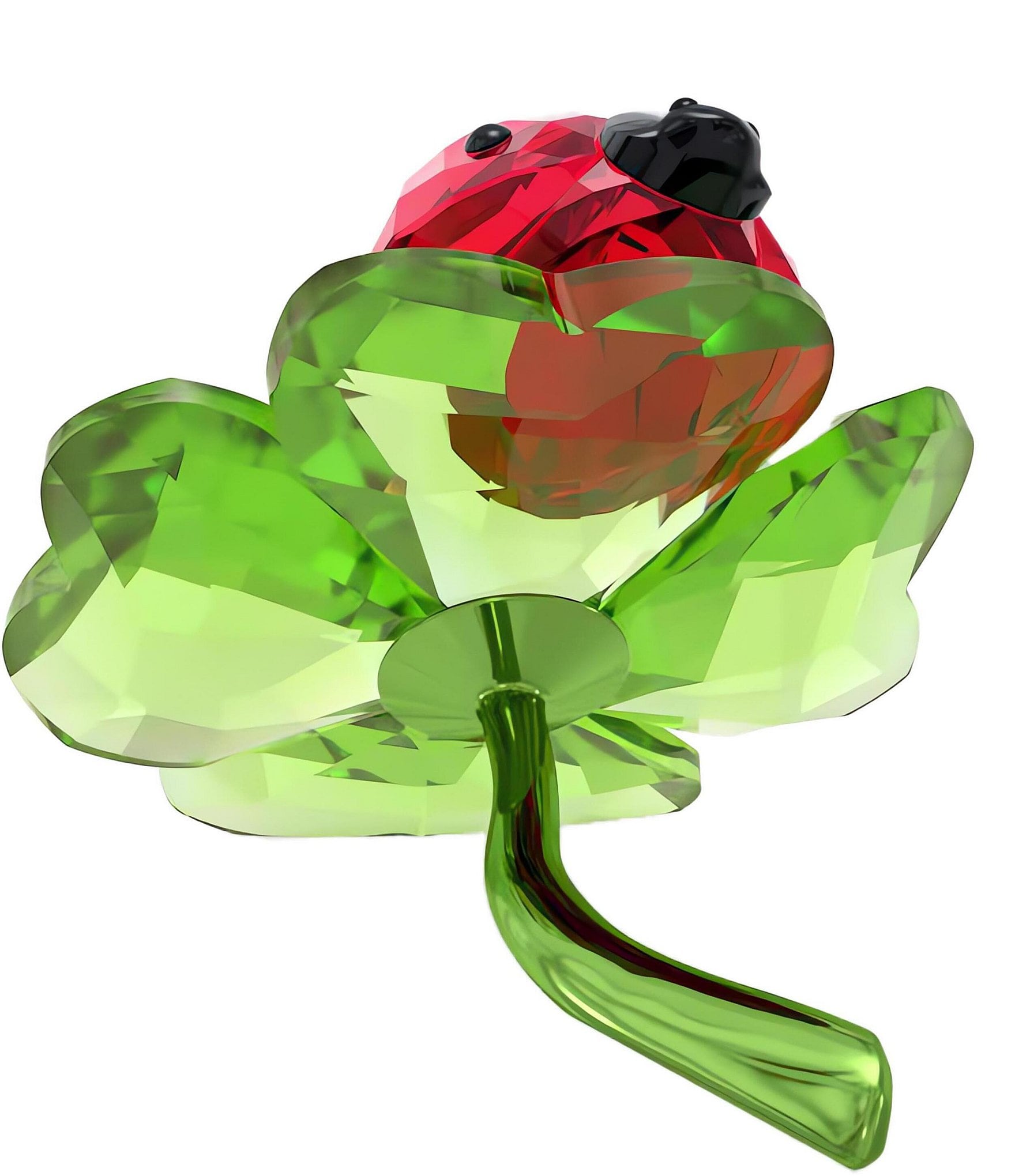 Swarovski Idyllia Ladybug and Clover Figurine