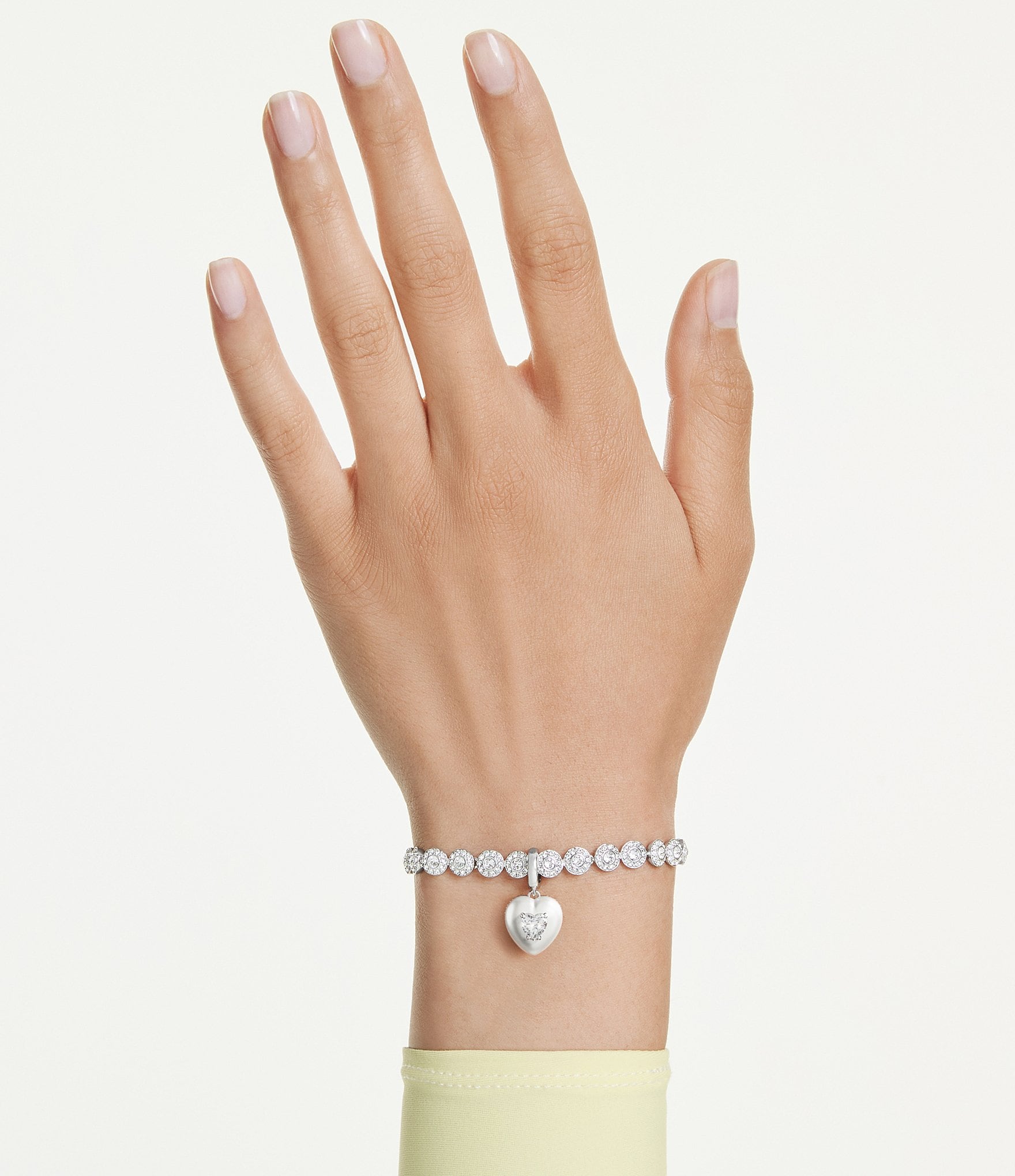 Swarovski Idyllia Pave Heart Charm