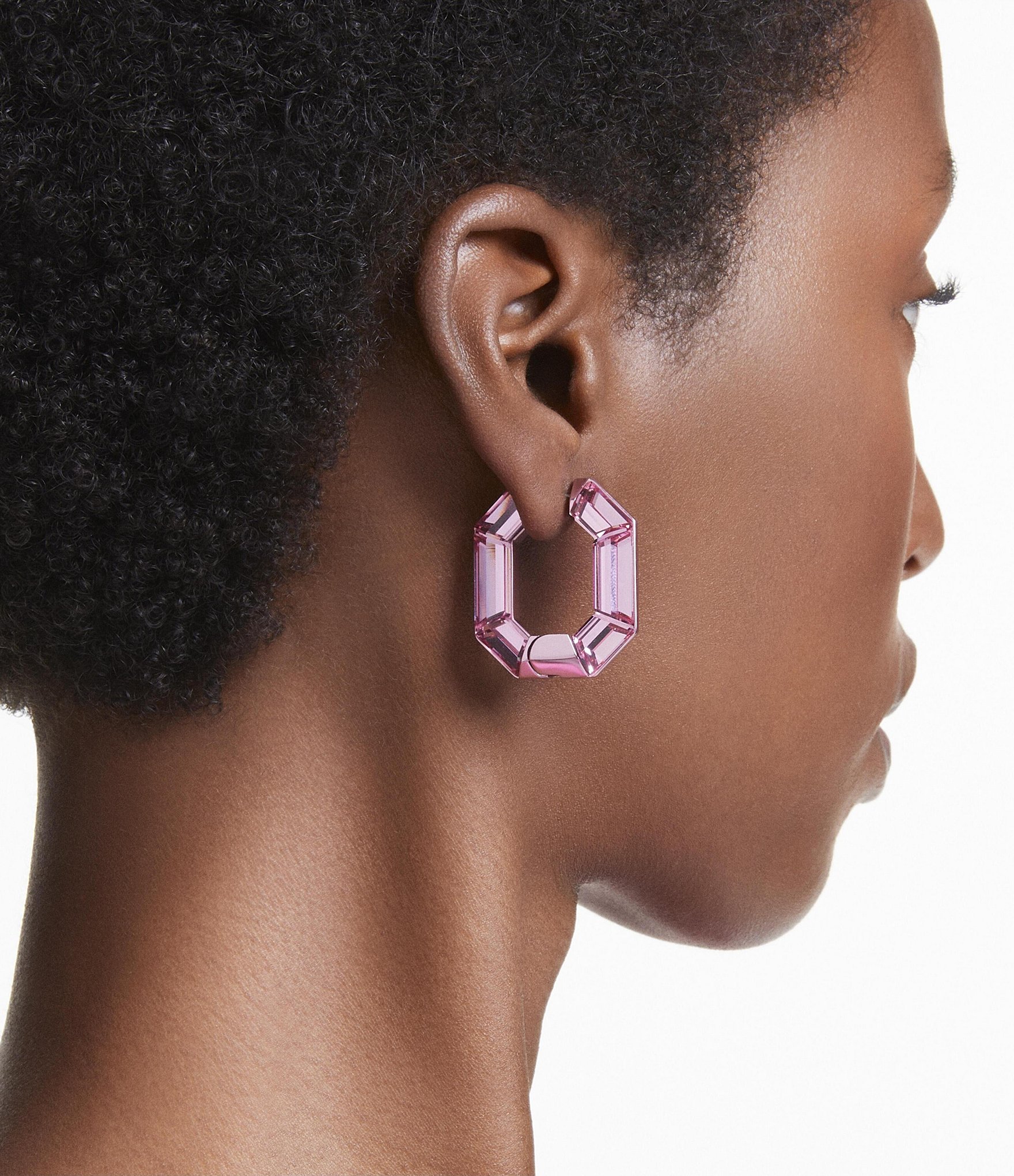 Swarovski Lucent Mini Hoop Earrings