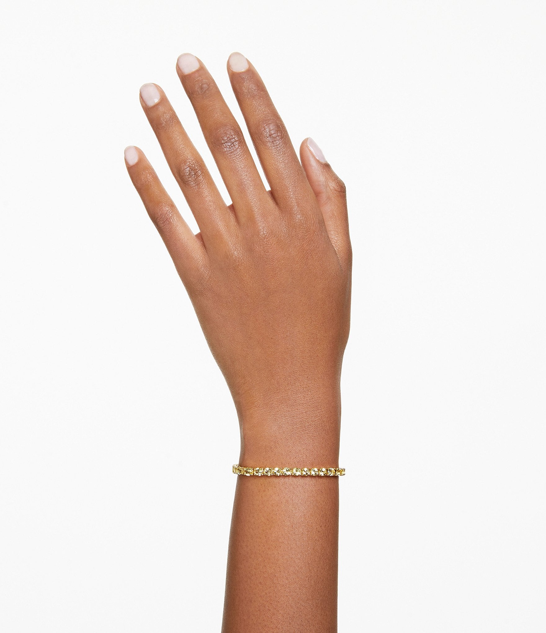 Swarovski Matrix Canary Tennis Crystal Line Bracelet