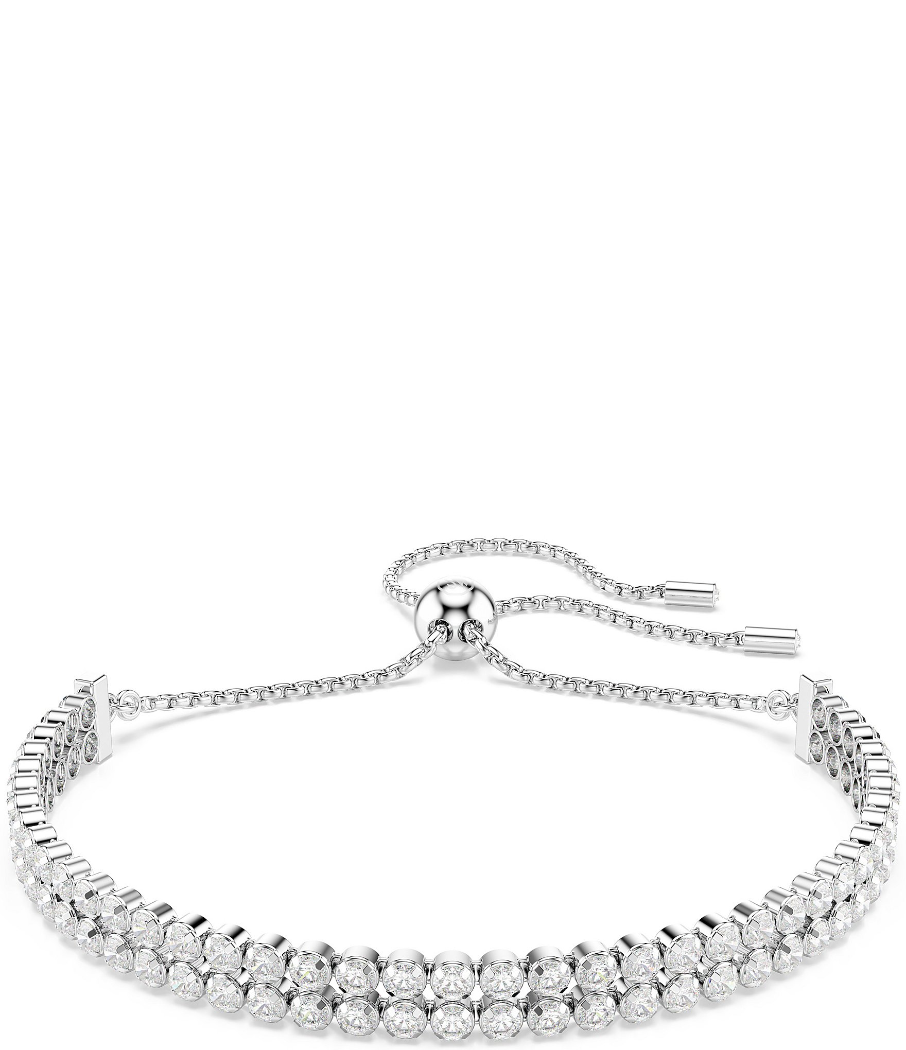 Swarovski Matrix Round Cut Tennis Line Bracelet Dillard s