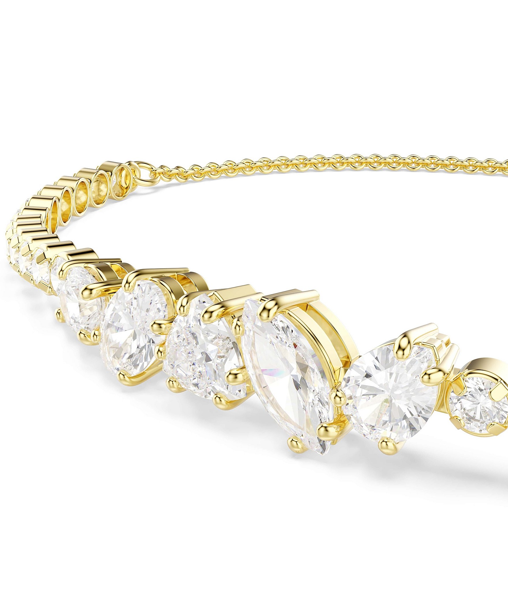 Swarovski Mesmera Mixed Cut CZ Adjustable Bracelet