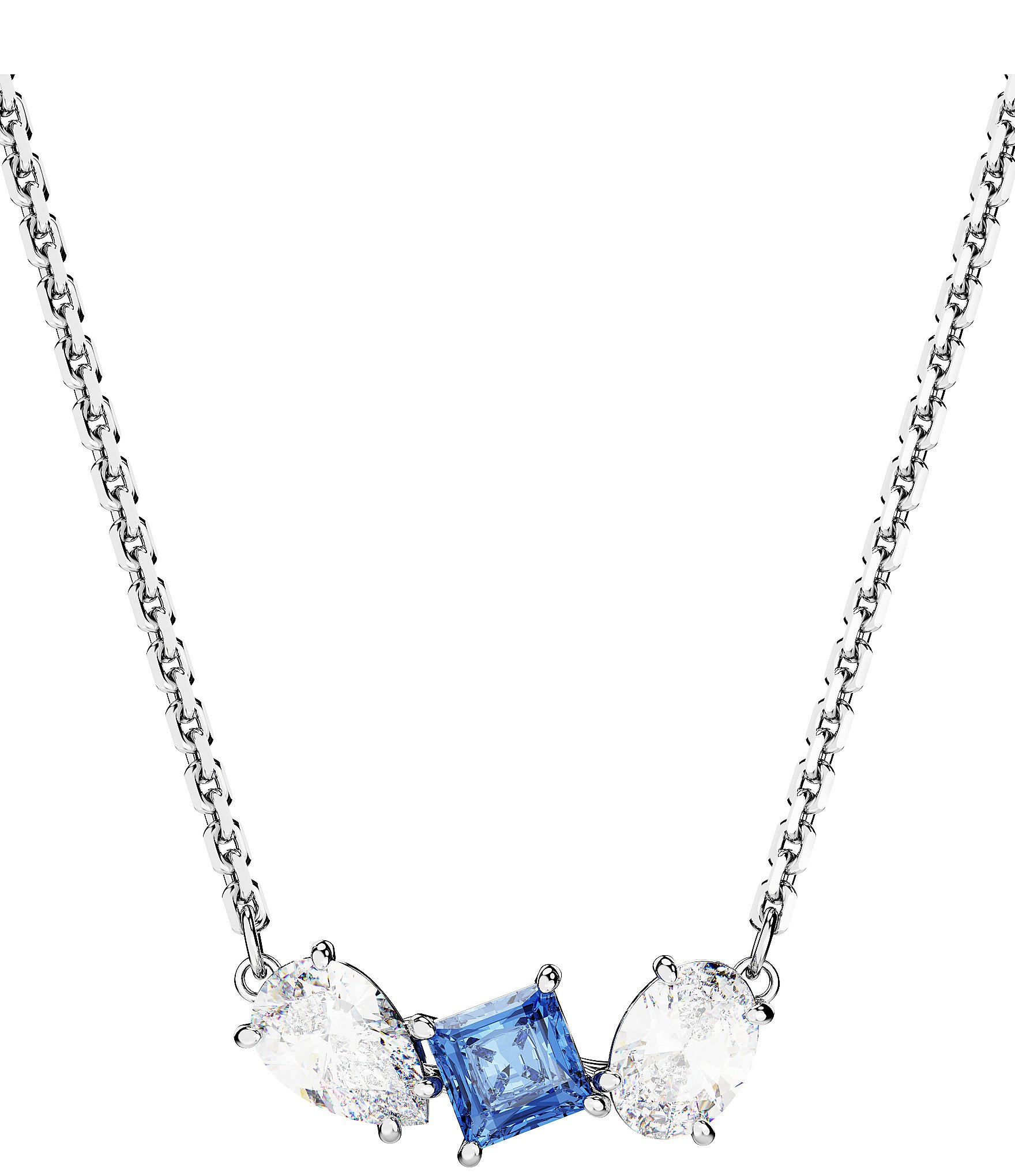 Swarovski Mesmera Mixed Cut Short Crystal Pendant Necklace