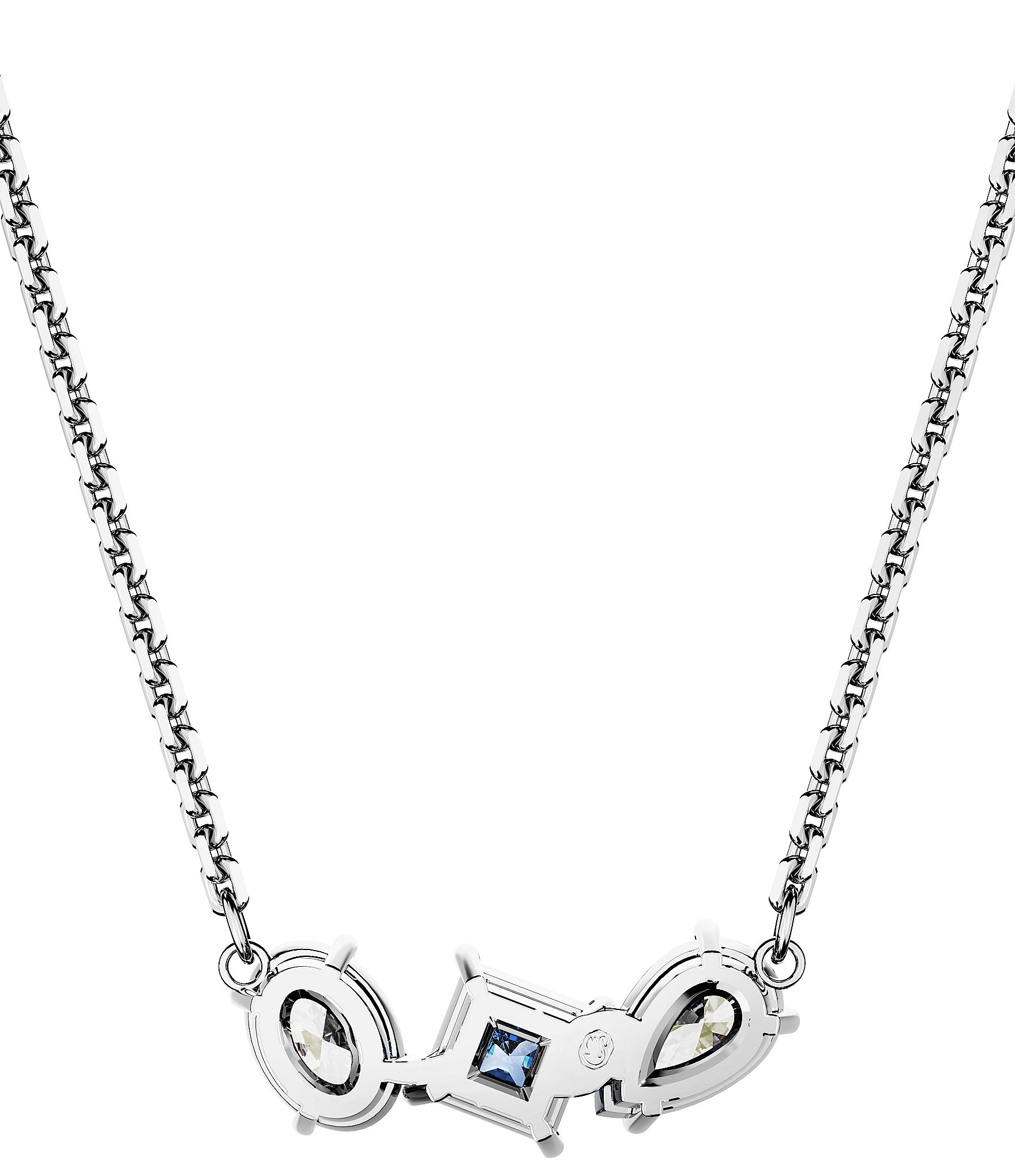 Swarovski Mesmera Mixed Cut Short Crystal Pendant Necklace