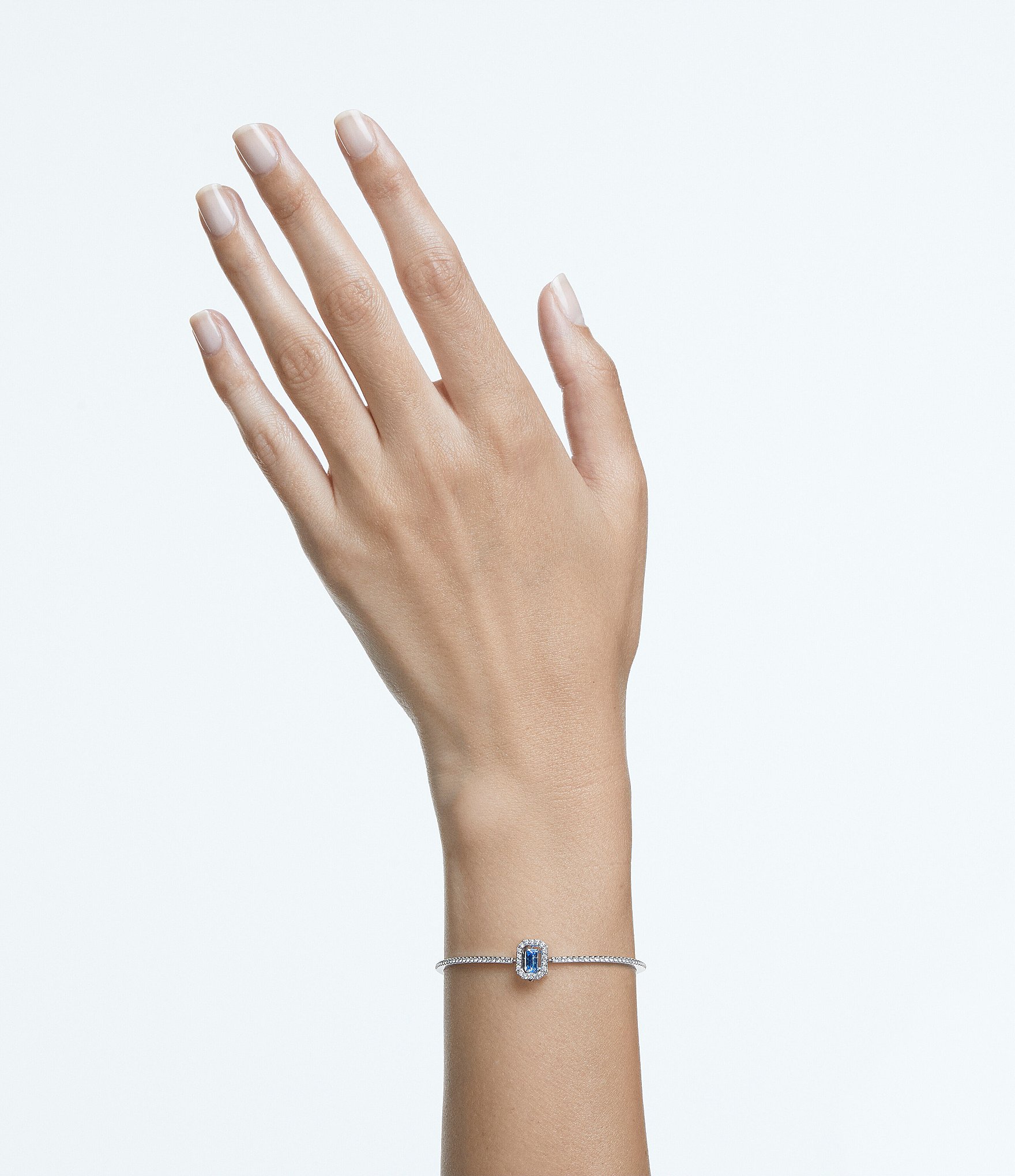 Swarovski Millenia Silver Crystal Bangle Bracelet