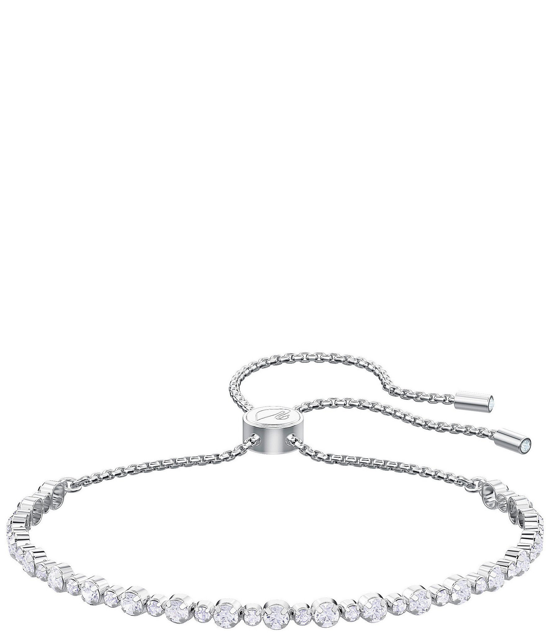 Swarovski Skinny Single Bolster Bracelet, Palladium plated 5377158 - Morré  Lyons Jewelers