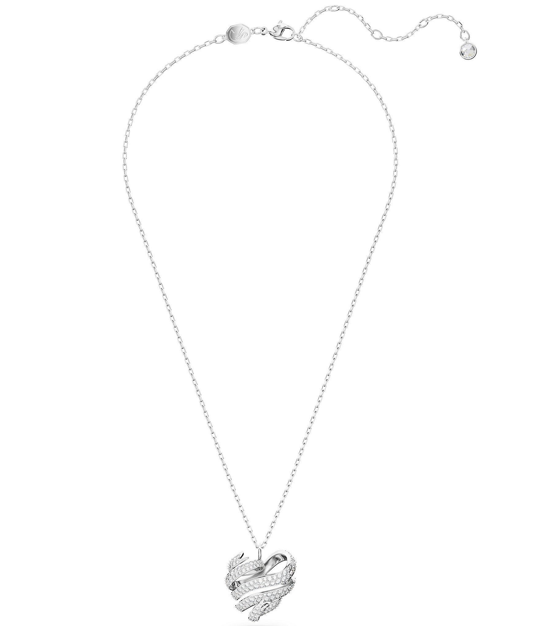 Swarovski Volta Collection Crystal Heart Short Pendant Necklace