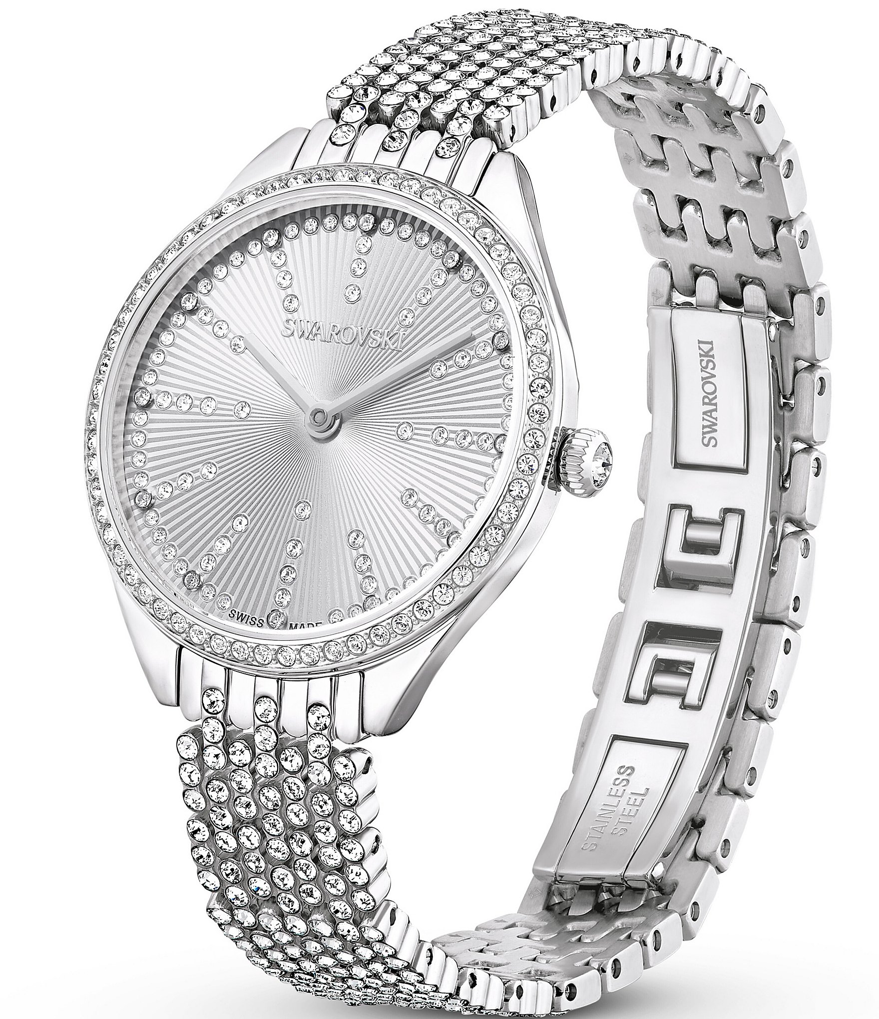 Swarovski Women's Attract Quartz Analog Stainless Steel Bracelet Watch