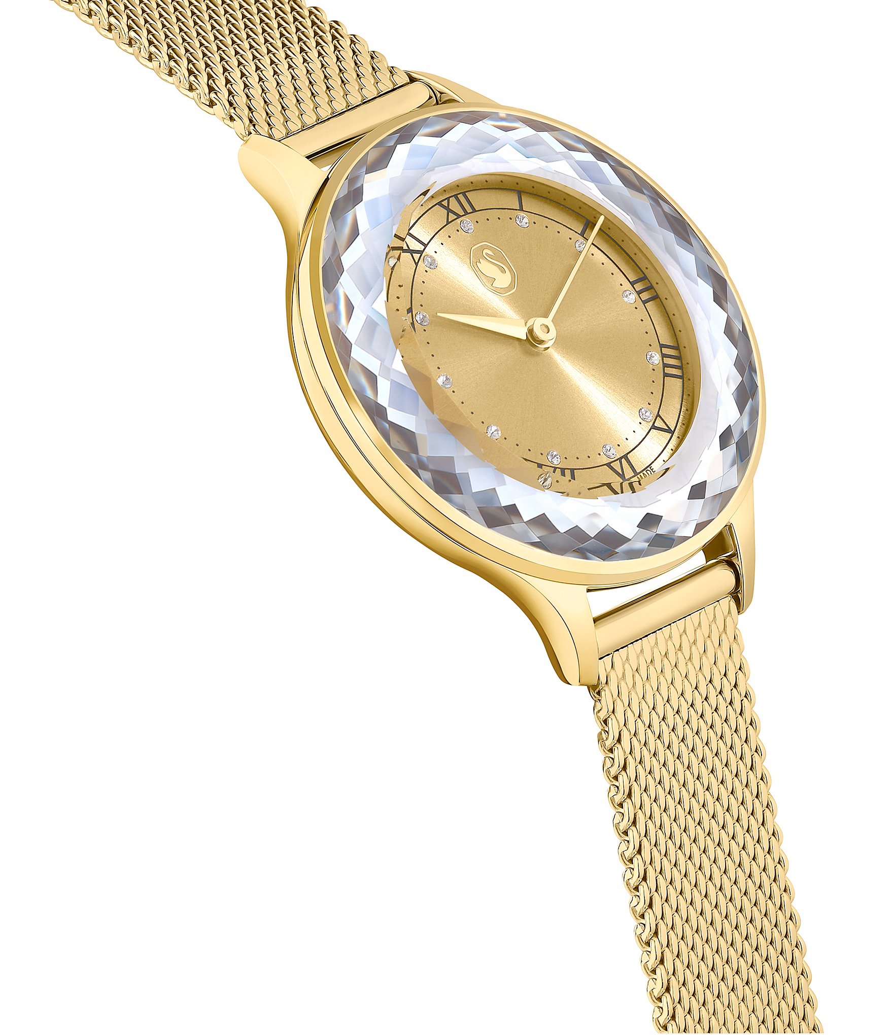 Swarovski Women's Octea Nova Quartz Analog Gold Stainless Steel Bracelet Watch