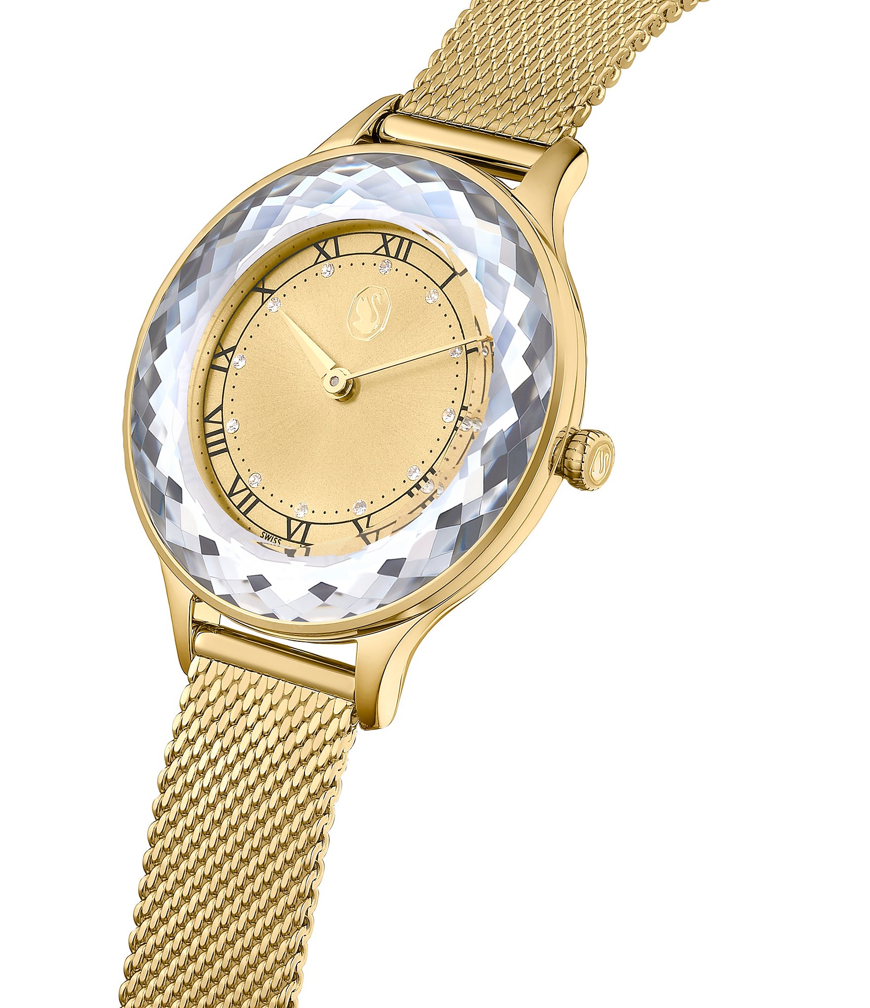 Swarovski Women's Octea Nova Quartz Analog Gold Stainless Steel Bracelet Watch